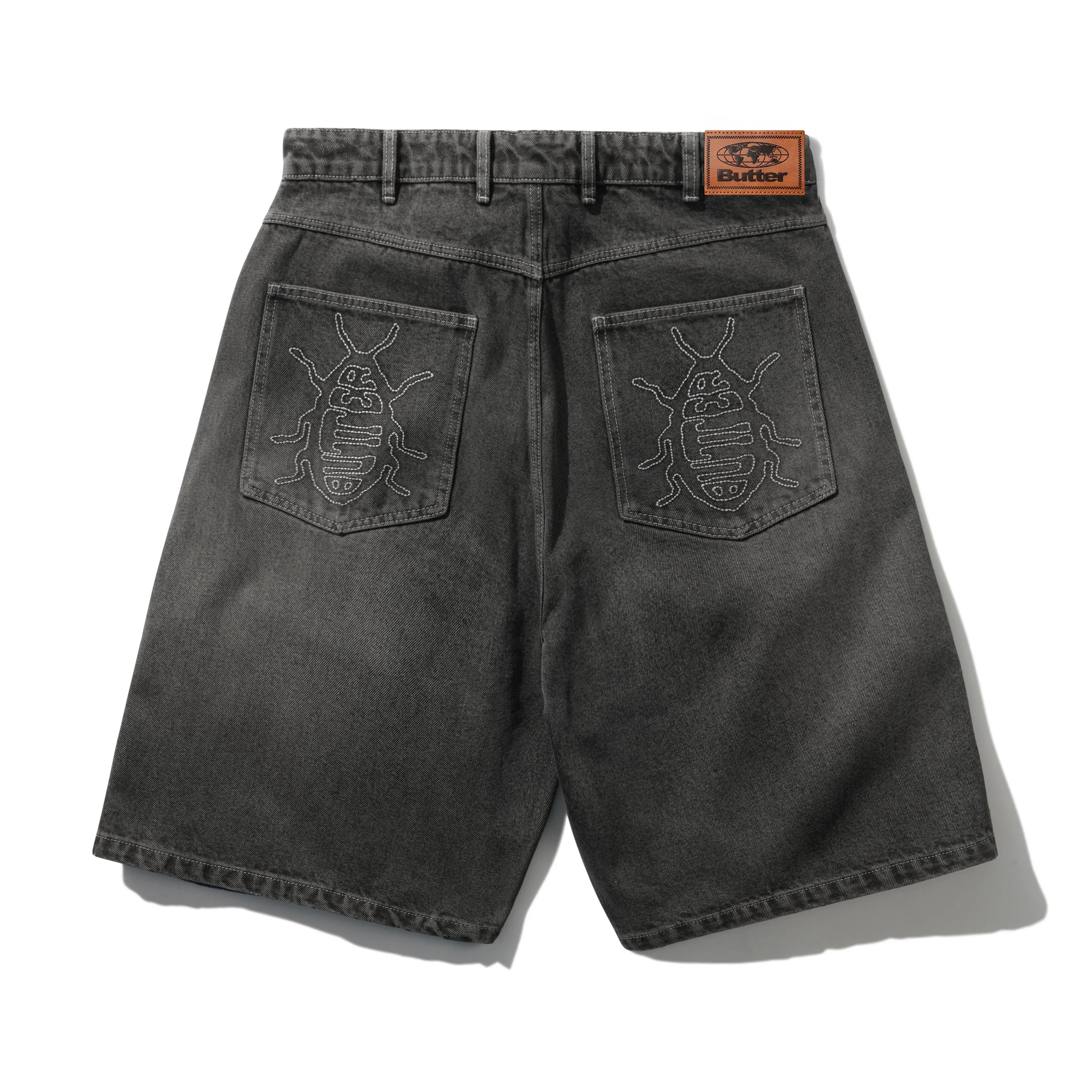 Roach Denim Shorts, Black Wash sold by Butter product image thumbnail 2