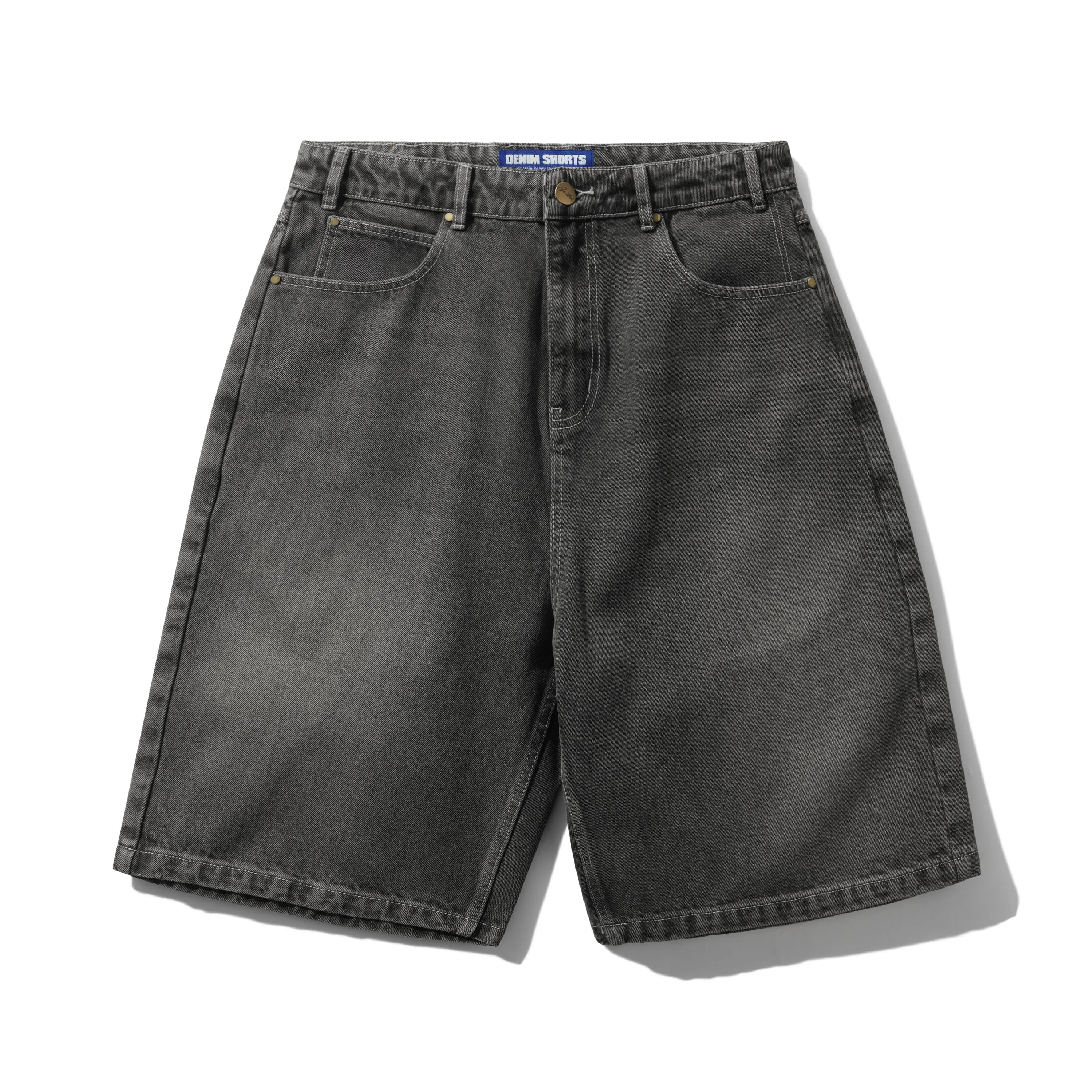 Roach Denim Shorts, Black Wash sold by Butter