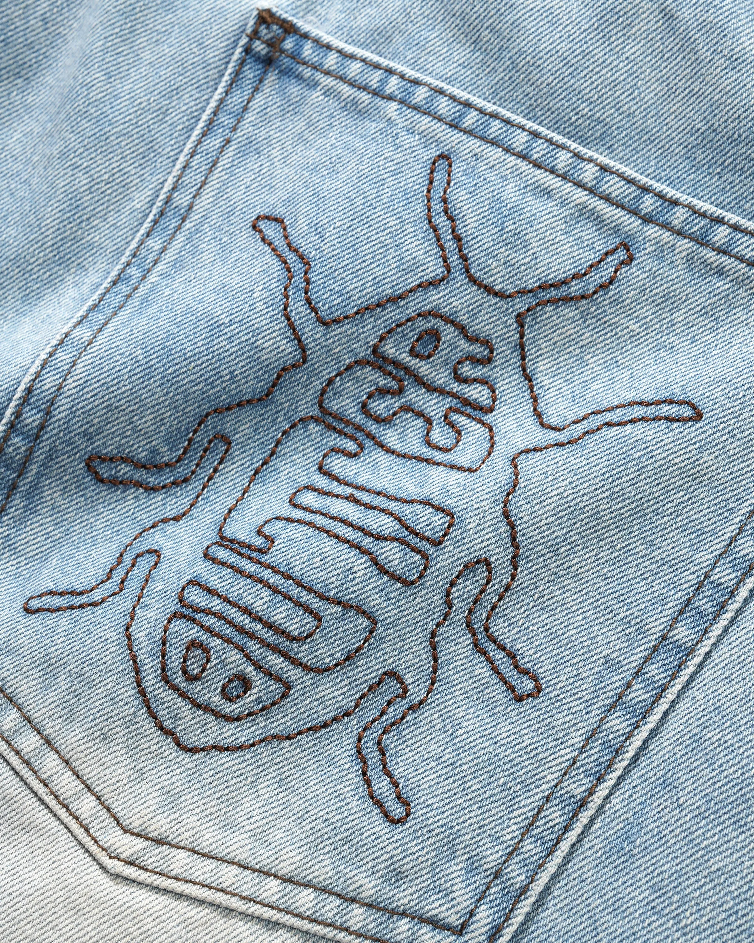 Roach Denim Shorts, Distressed Indigo sold by Butter product image thumbnail 3