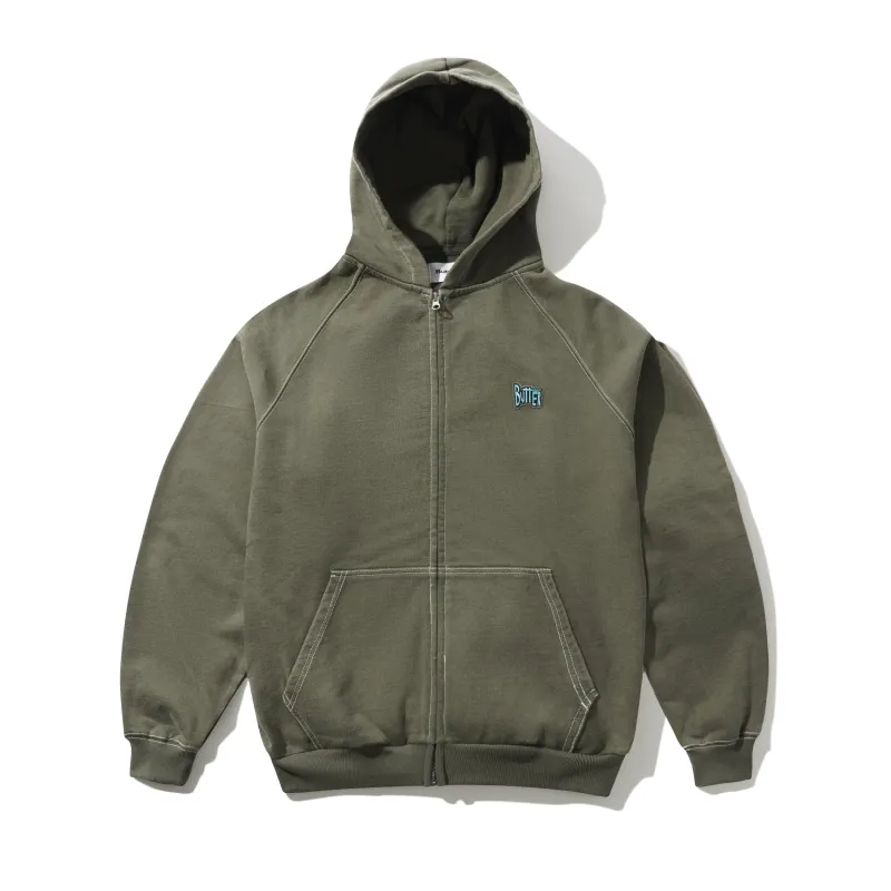 Sketch Zip-Thru Hood, Army made by Butter