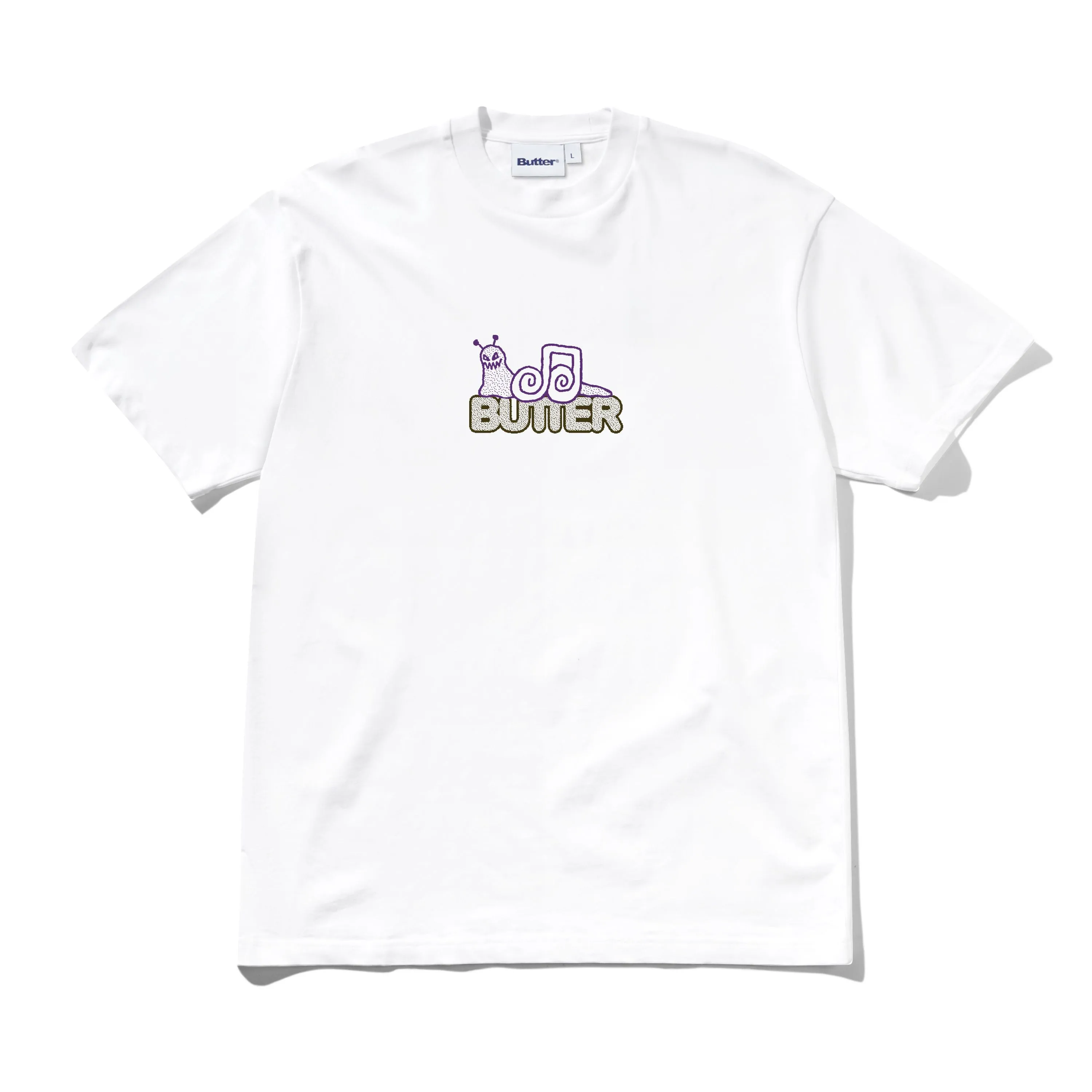 Snail Tee, White sold by Butter