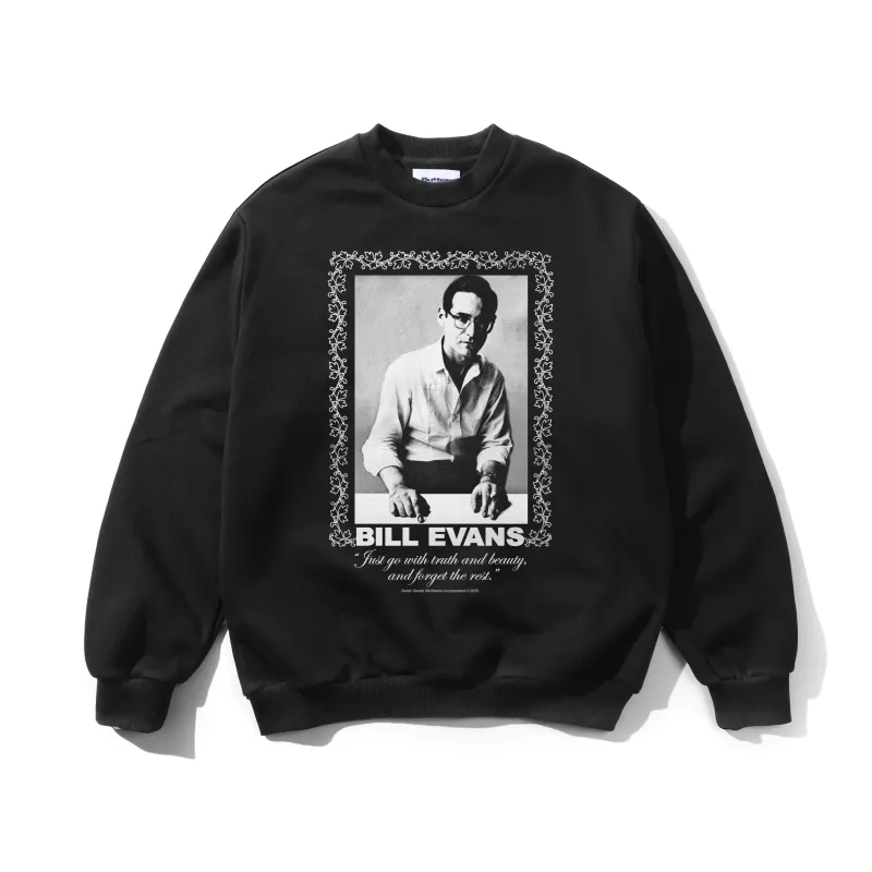 Truth & Beauty Crewneck, Washed Black made by Butter