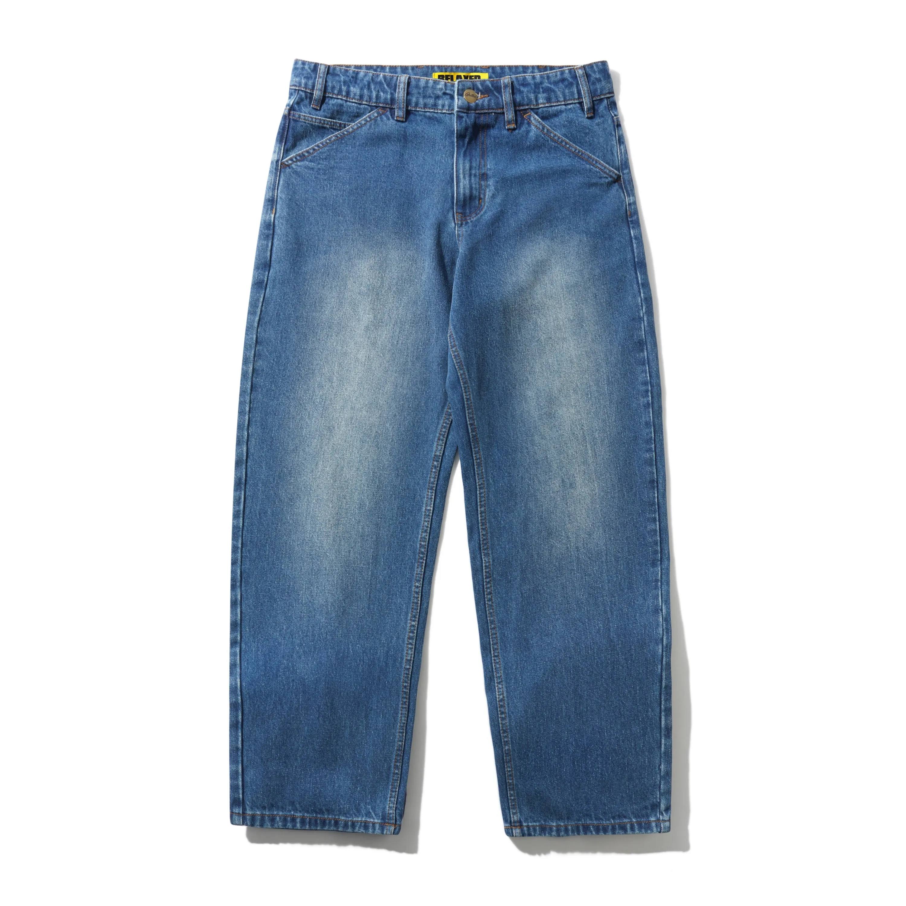 Witness Denim Jeans, Mid Indigo Slub sold by Butter