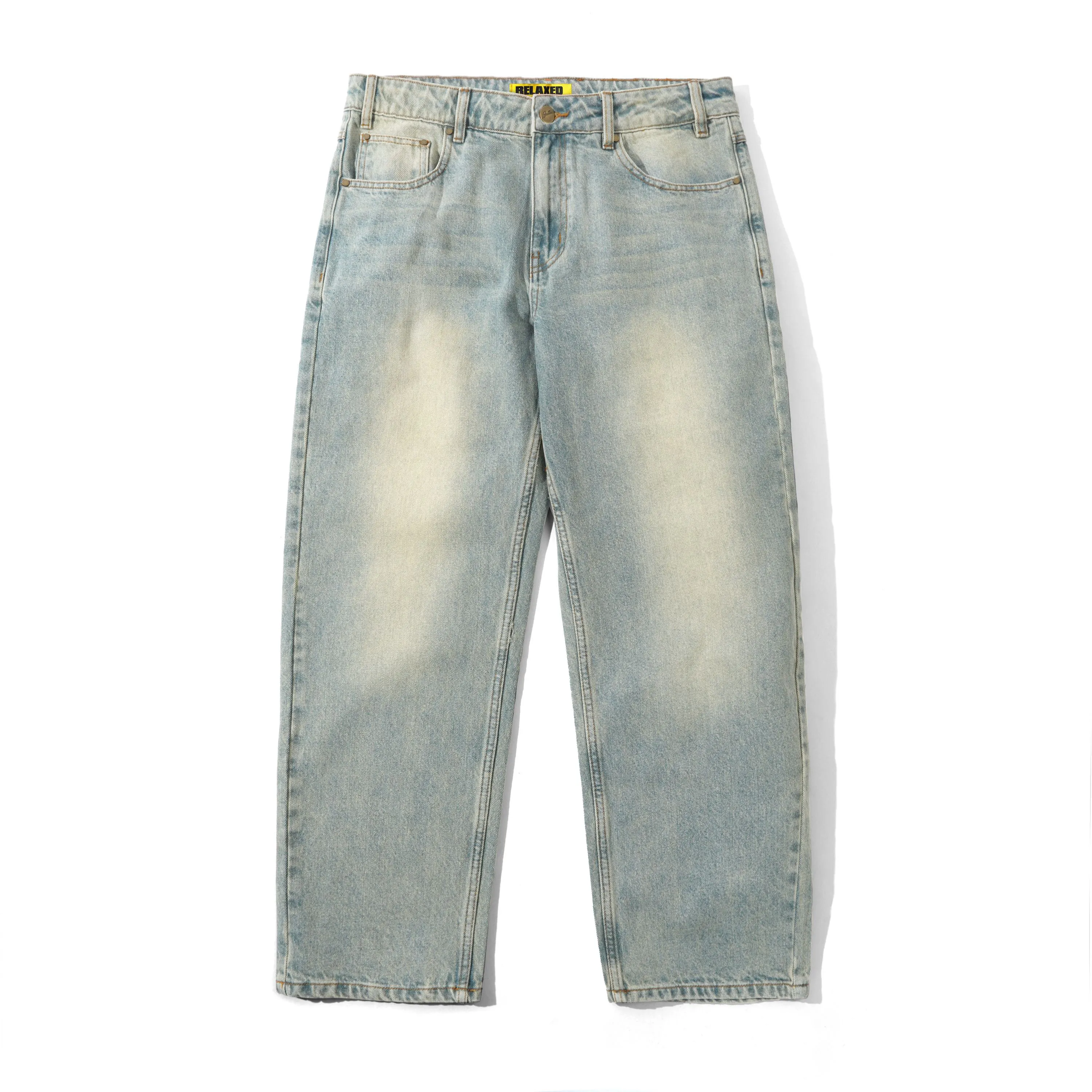 Ace Denim Jeans, Distressed Light Blue sold by Butter