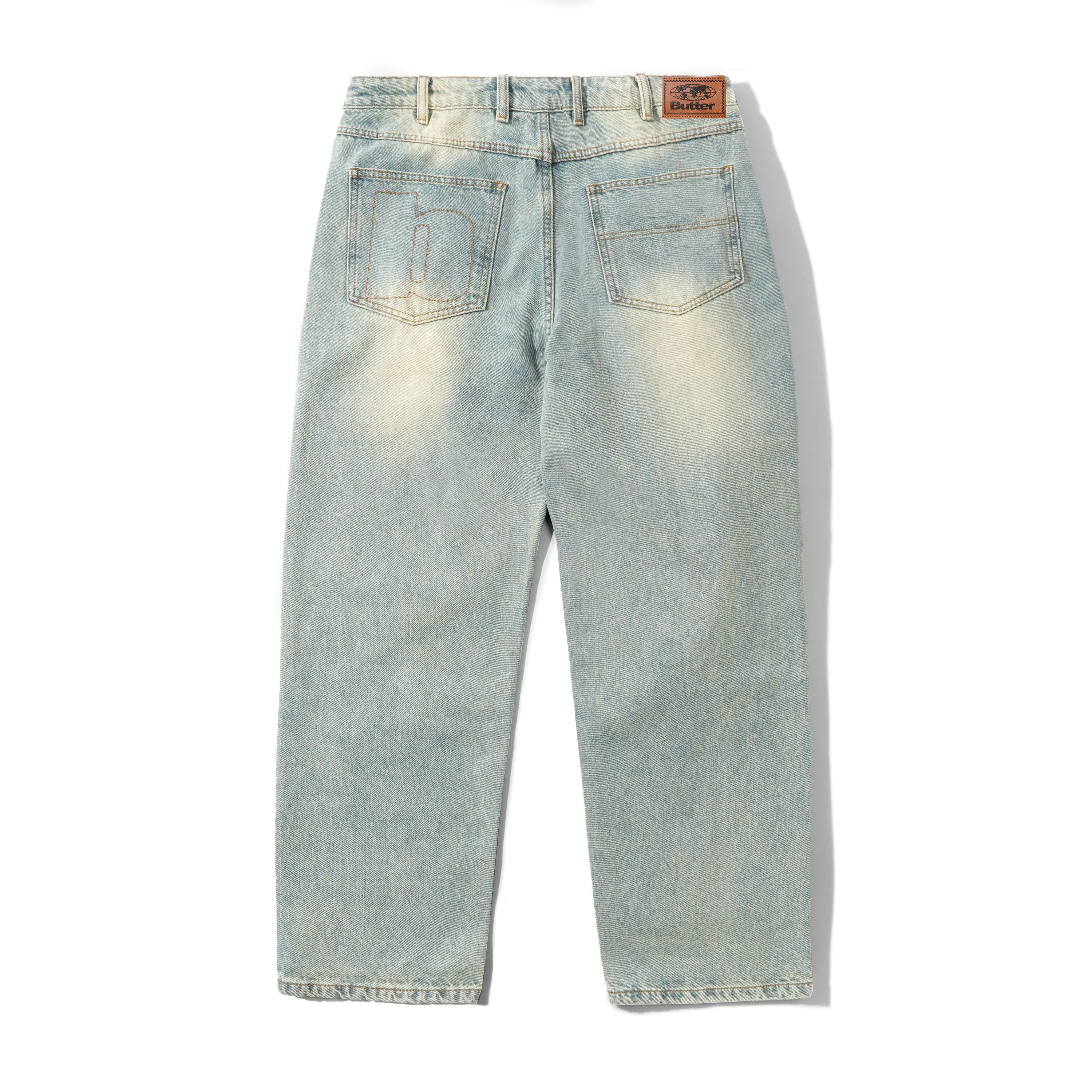 Ace Denim Jeans, Distressed Light Blue sold by Butter product image thumbnail 2