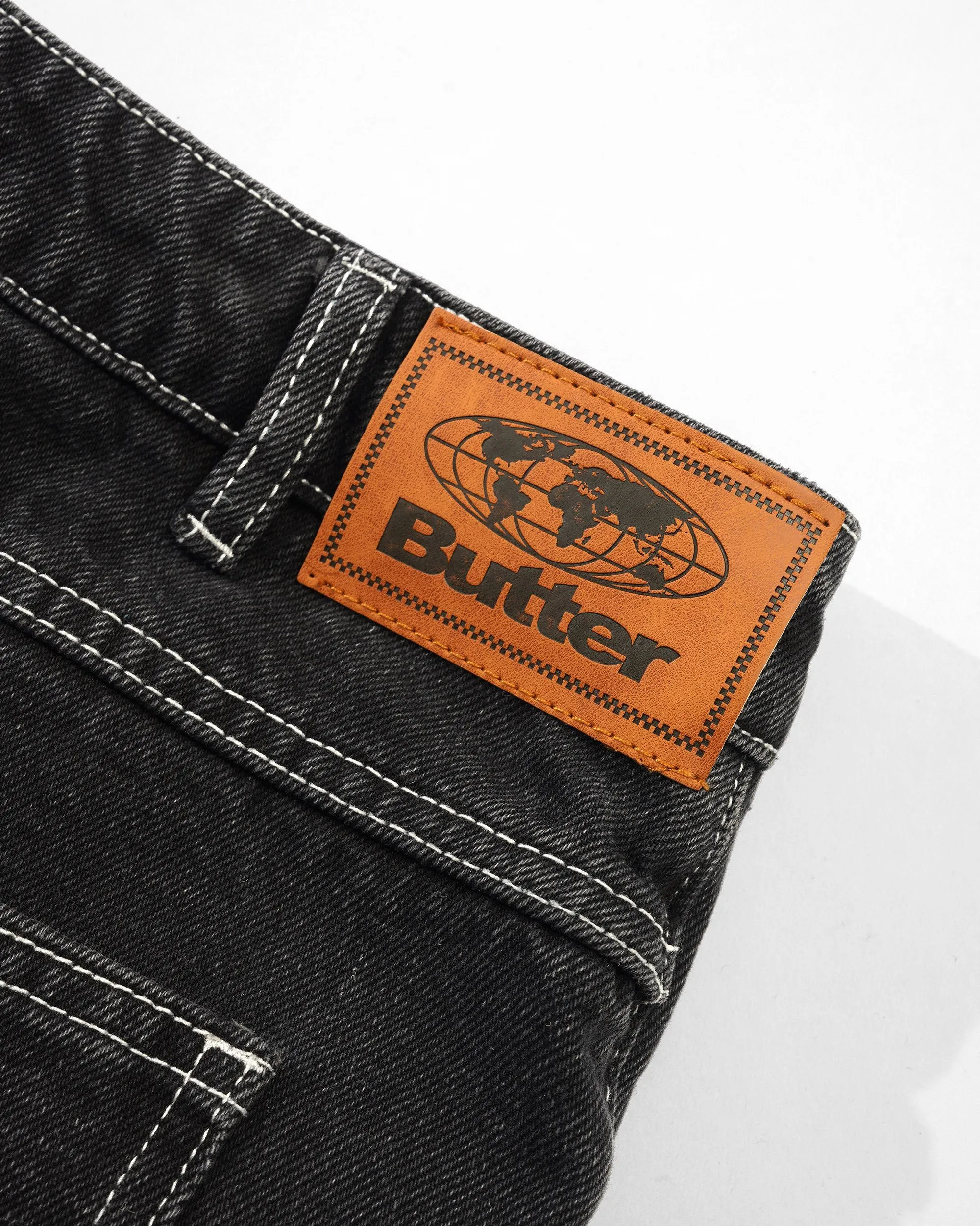 Ace Denim Jeans, Distressed Black sold by Butter product image thumbnail 5
