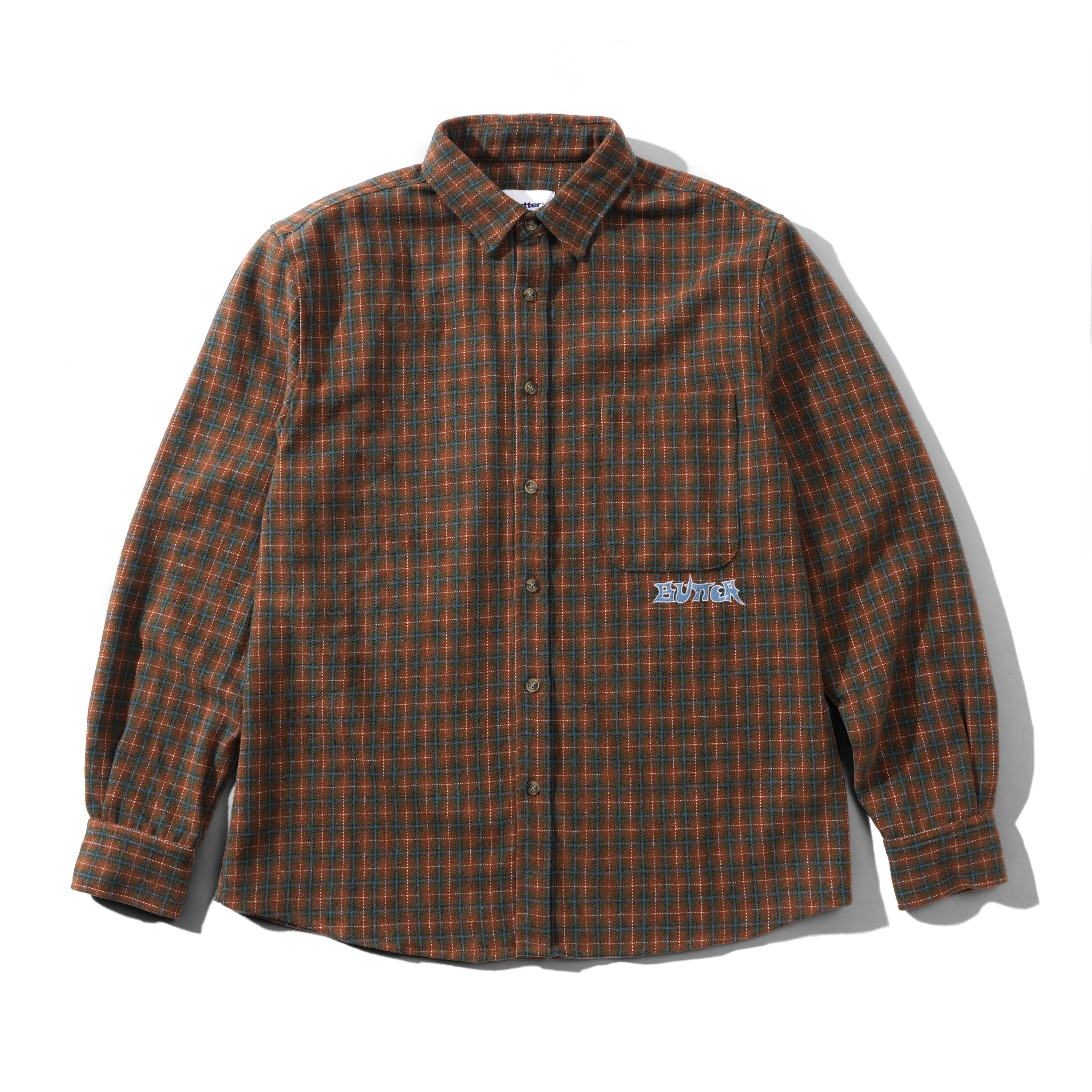 Encounter Shirt, Brown / Blue sold by Butter