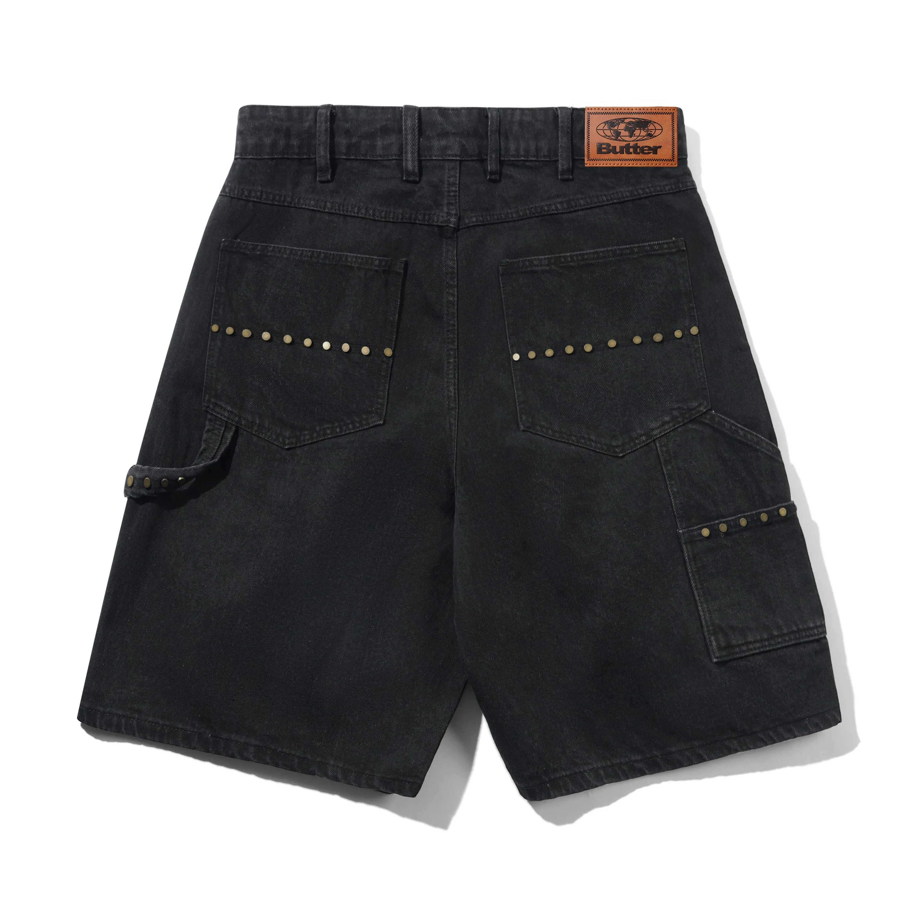 Rivet Denim Shorts, Washed Black sold by Butter product image thumbnail 2