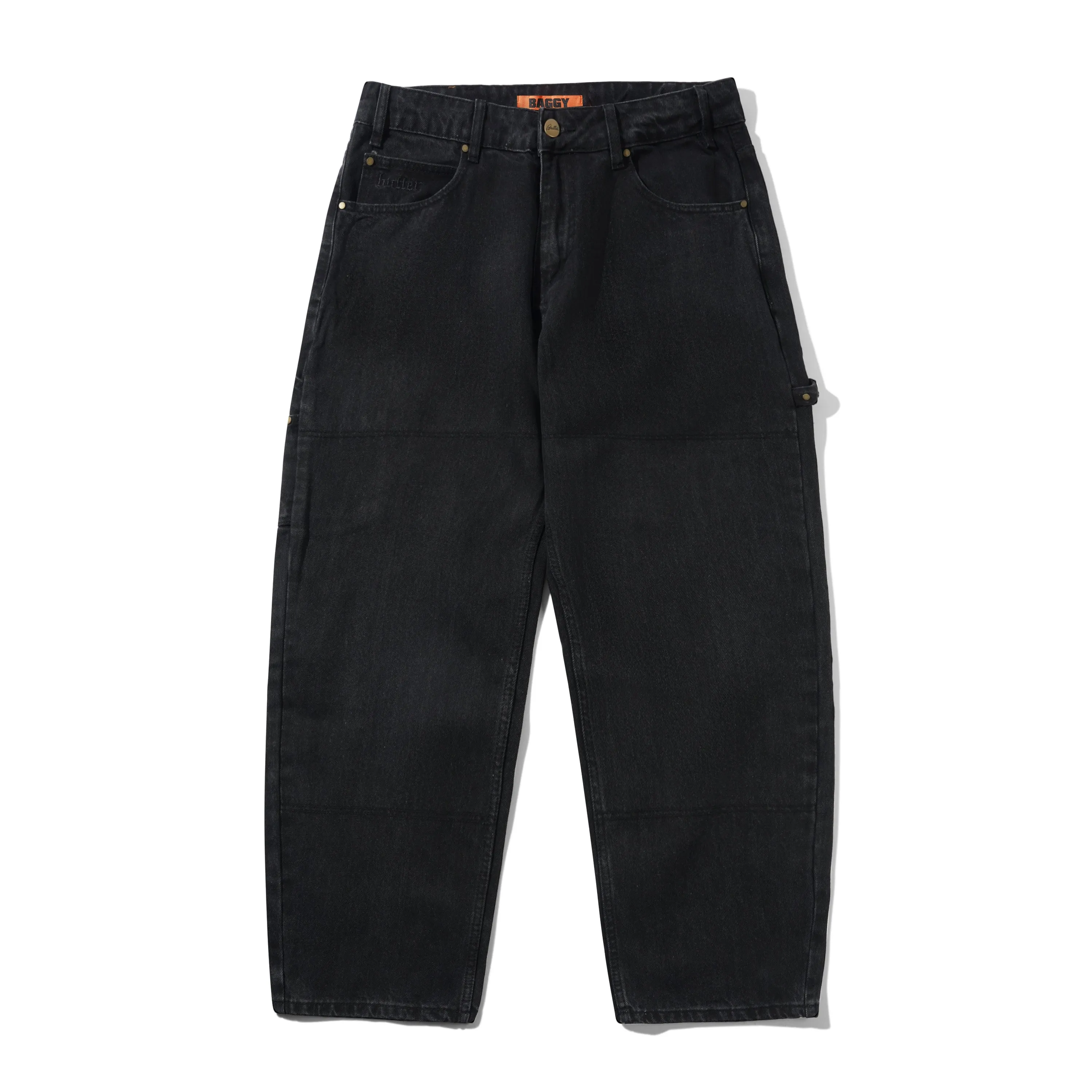 Rivet Denim Jeans, Washed Black sold by Butter