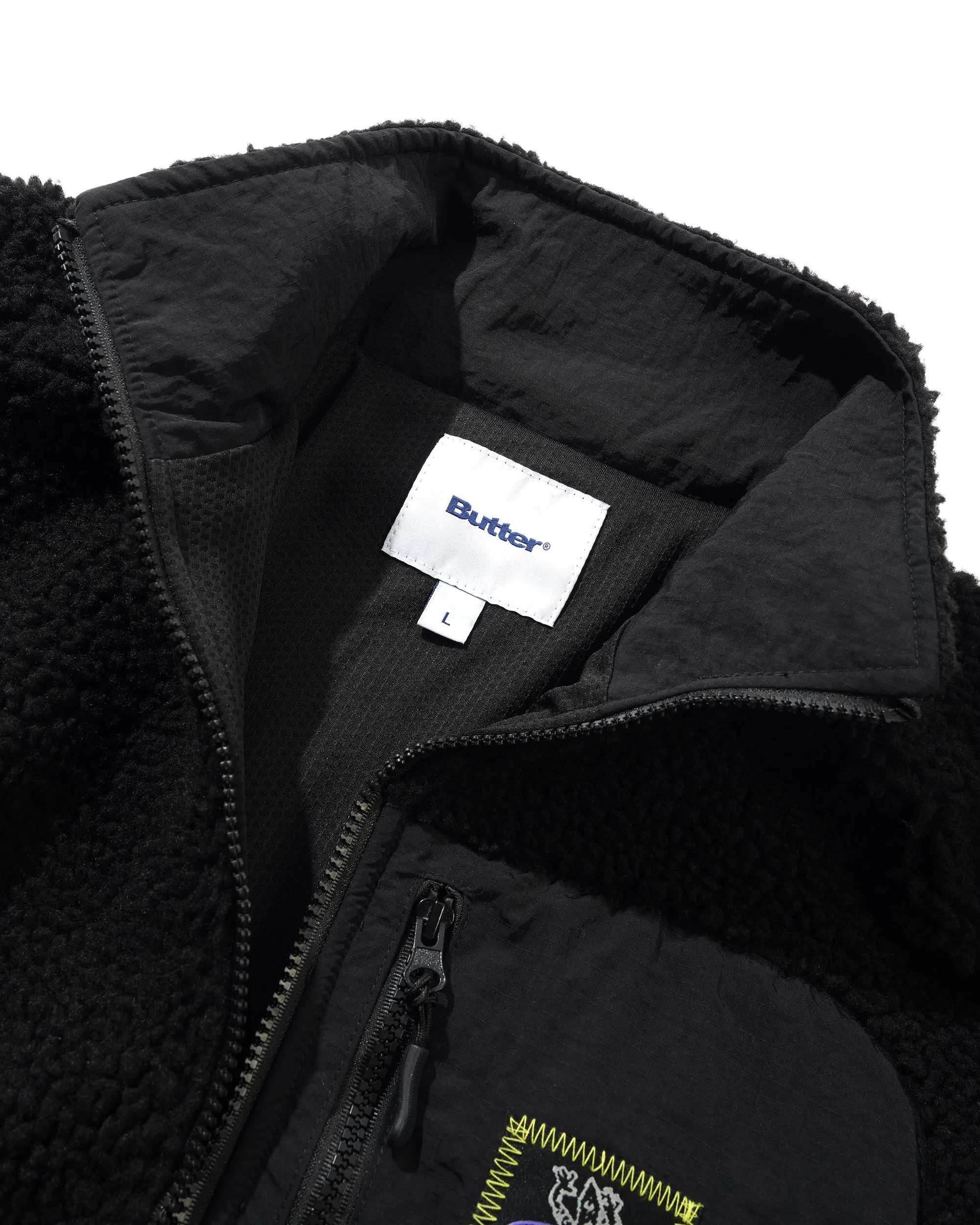 Wipeout Sherpa Jacket, Black sold by Butter product image thumbnail 5