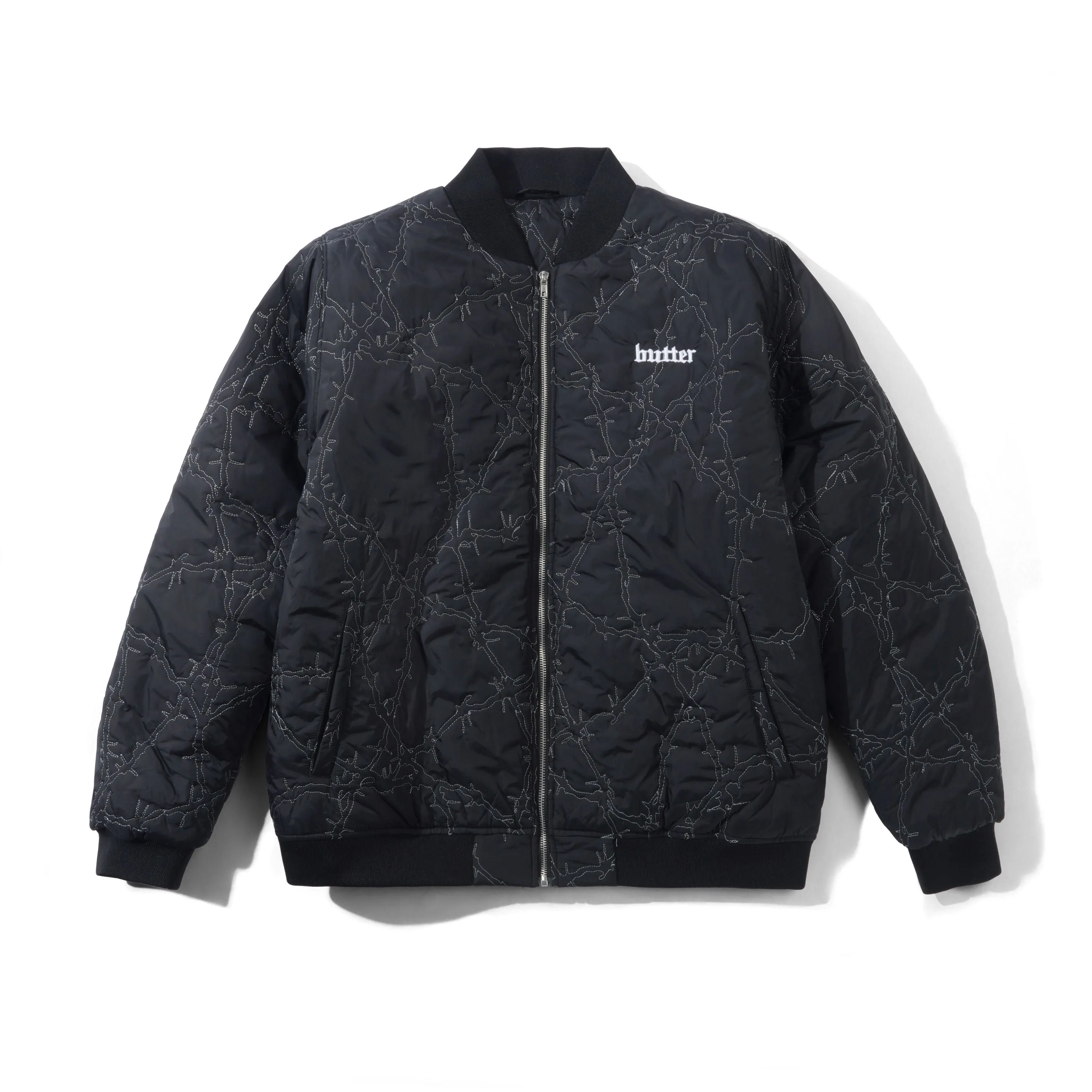 Wired Bomber Jacket, Black sold by Butter