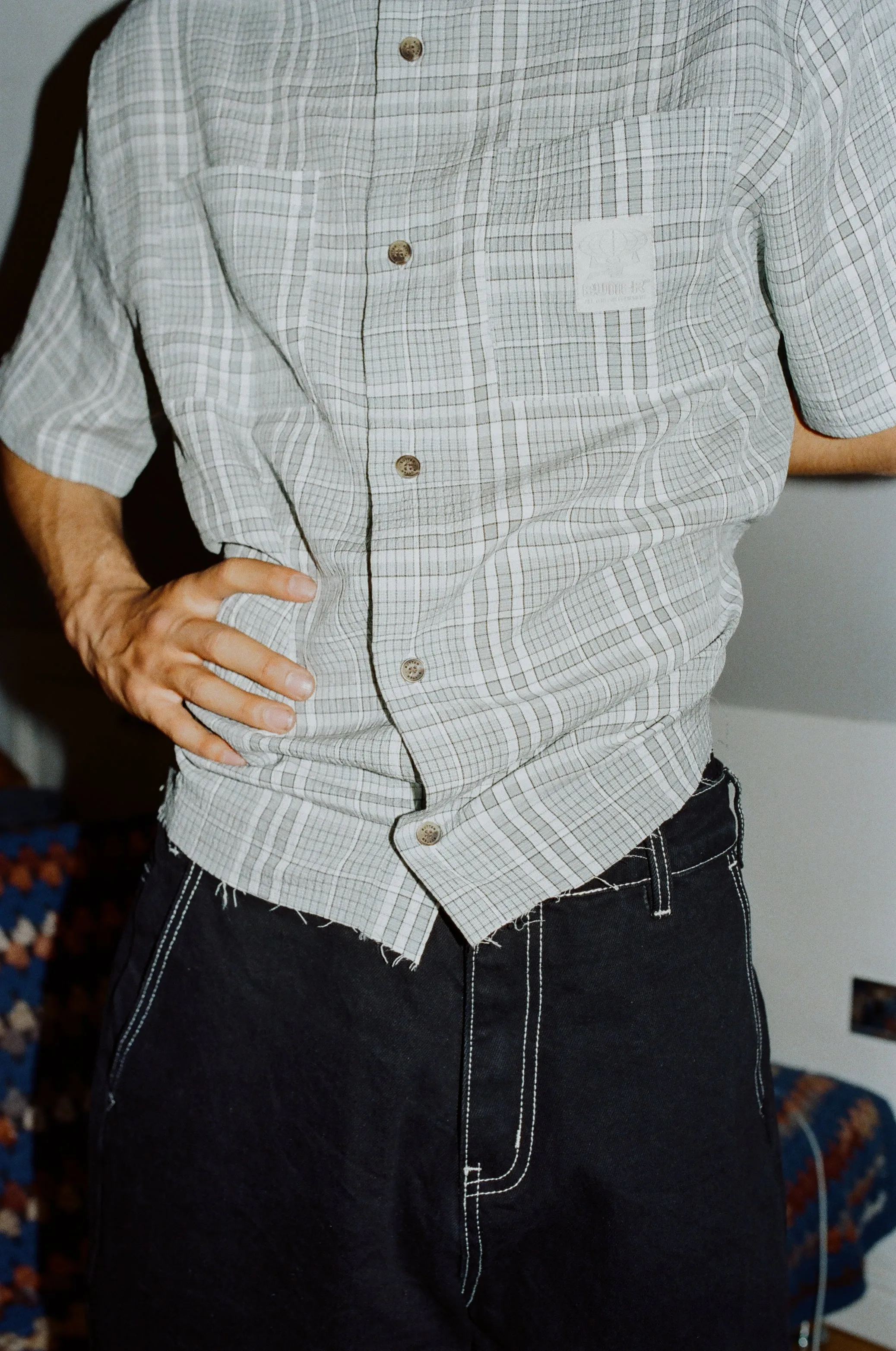 Equipment S/S Shirt, Light Grey sold by Butter product image thumbnail 5