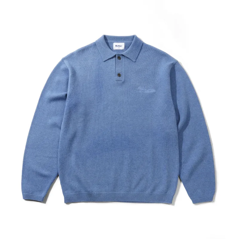 Jive Knit Polo, Ocean made by Butter