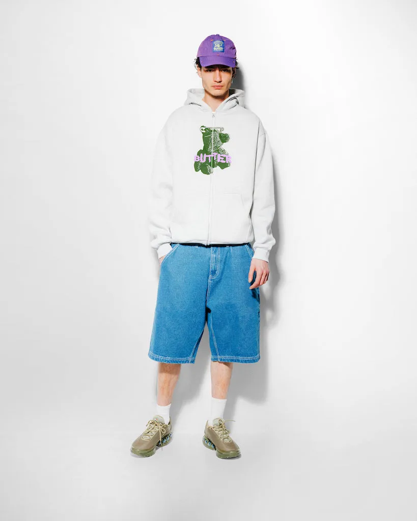 Scribble Denim Shorts, Mid Blue sold by Butter product image thumbnail 5