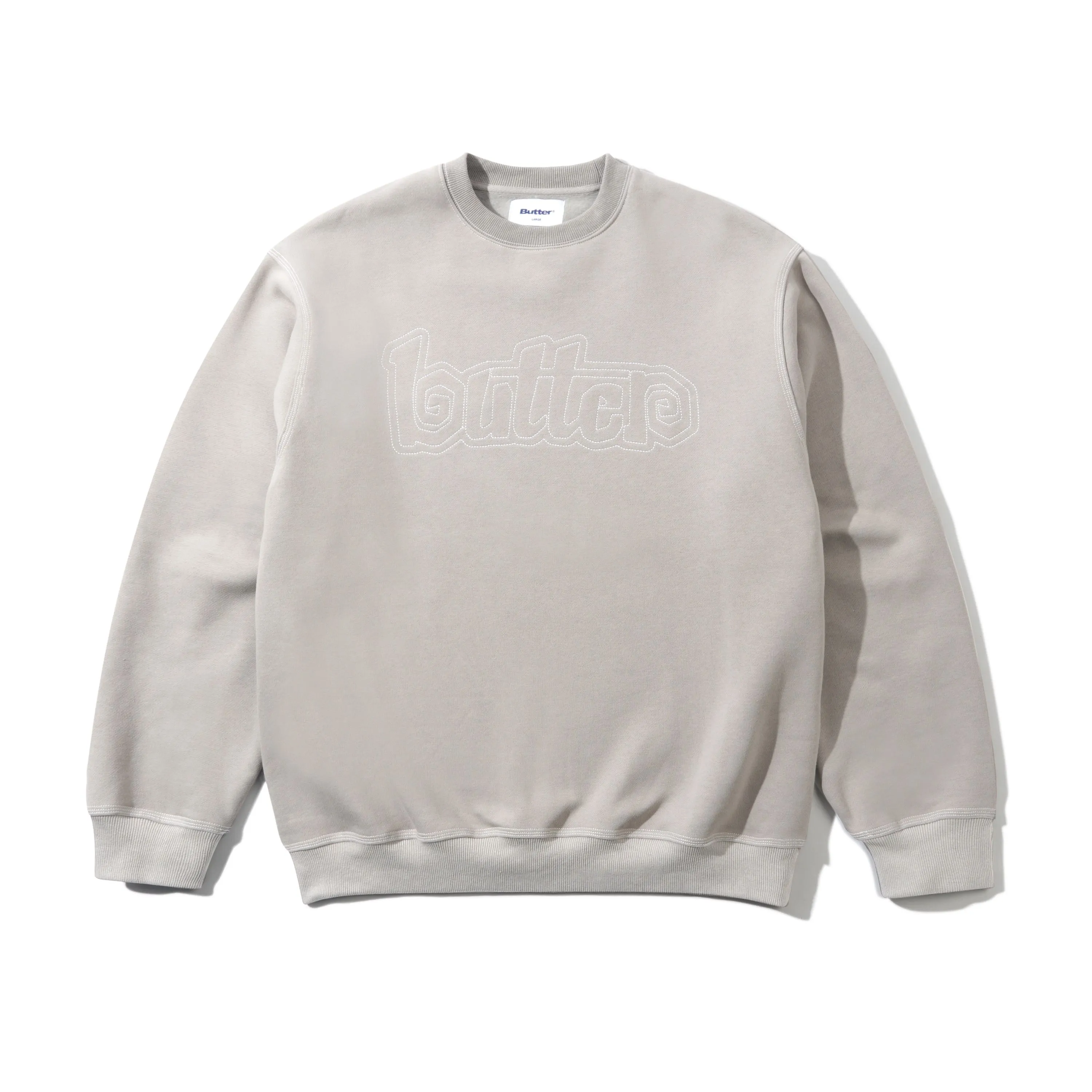 Swirl Crewneck, Grey sold by Butter