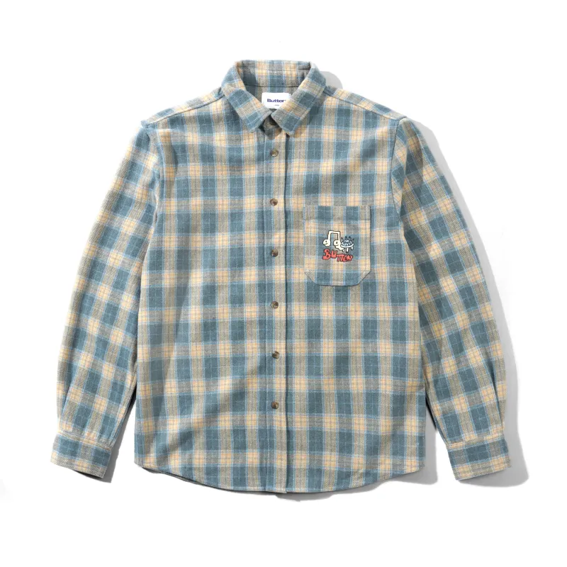 Turtle Shirt, Blue made by Butter