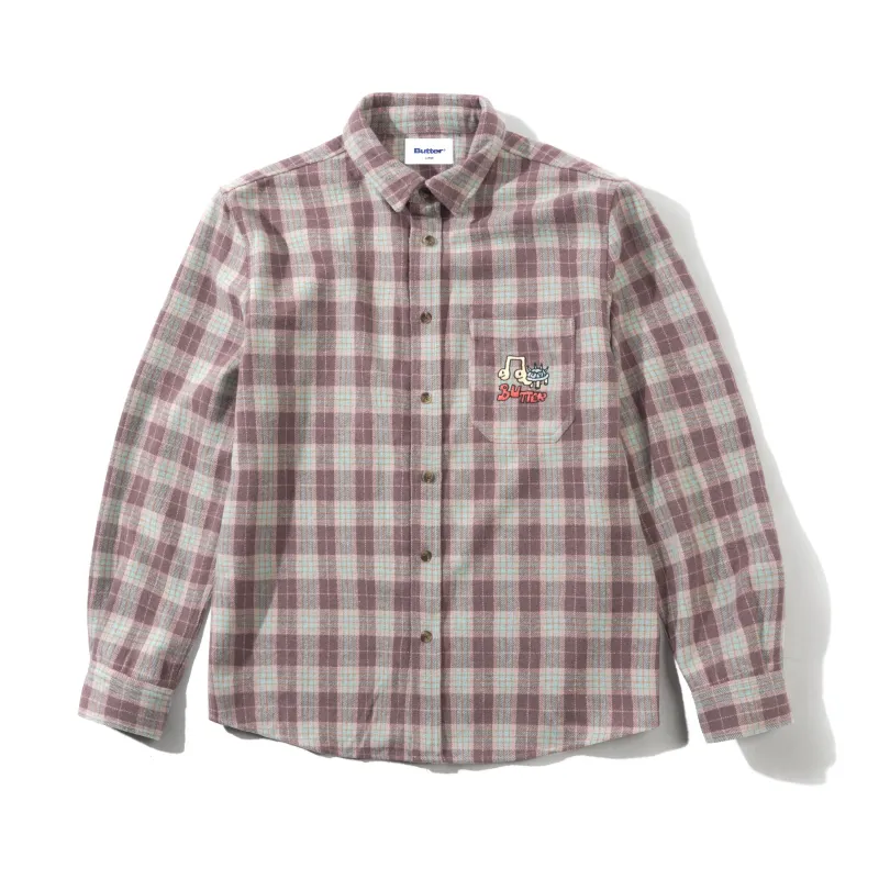 Turtle Shirt, Mauve made by Butter