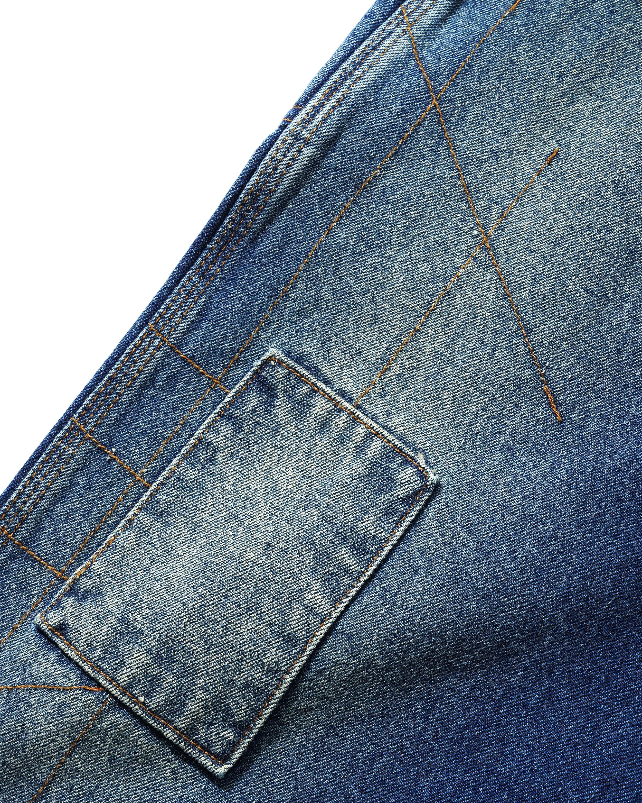 Weathergear Denim Jeans, Repaired Indigo sold by Butter product image thumbnail 5