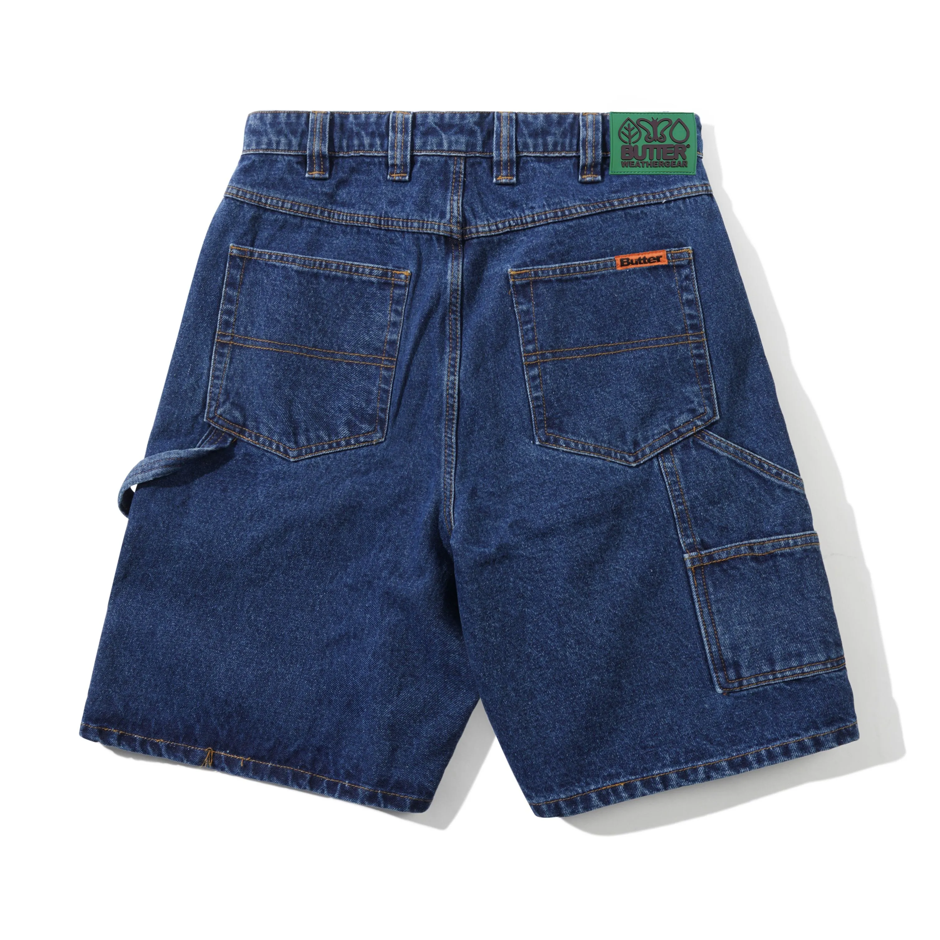 Weathergear Denim Shorts, Repaired Indigo sold by Butter product image thumbnail 2