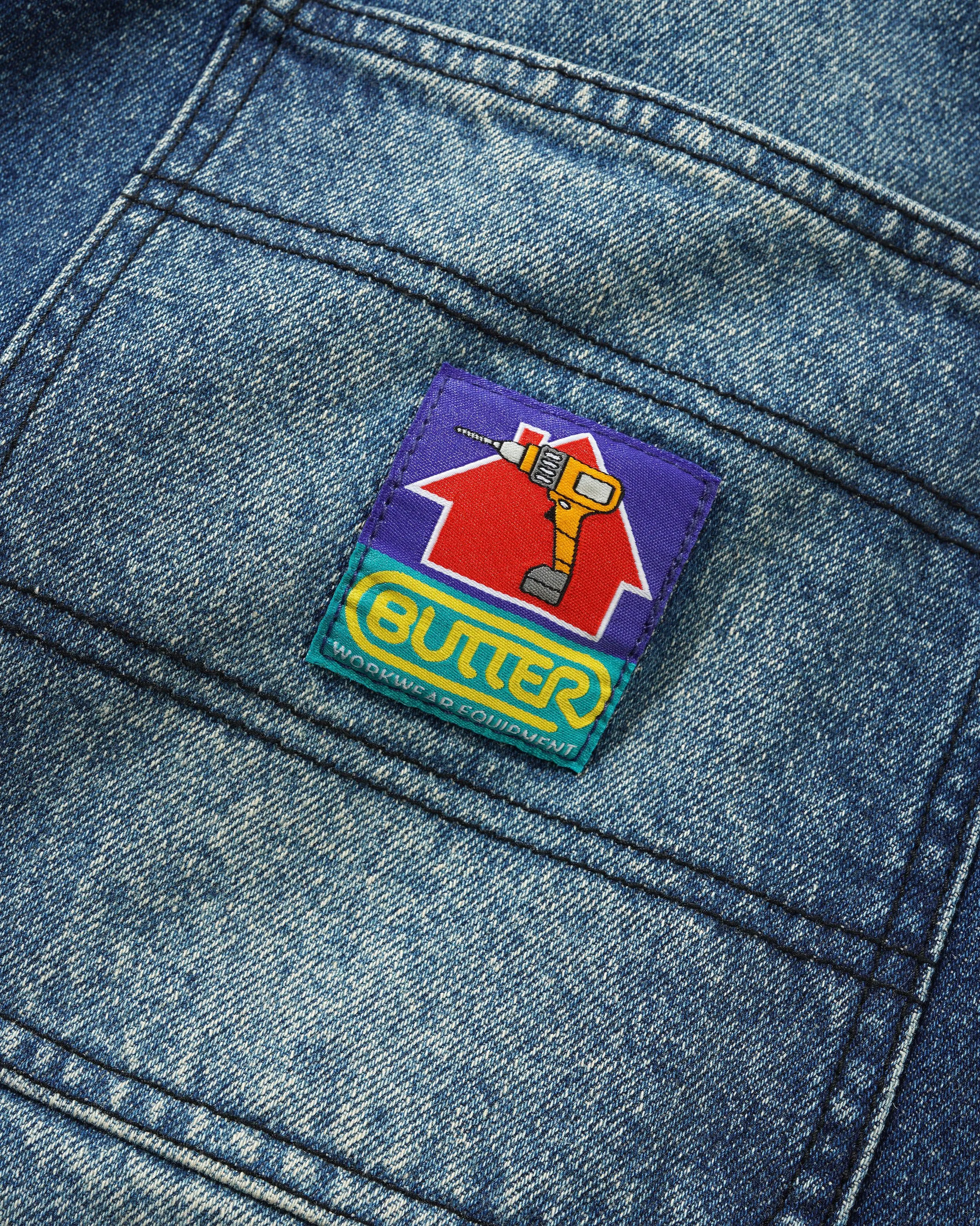 Work Shorts, Distressed Indigo sold by Butter product image thumbnail 3