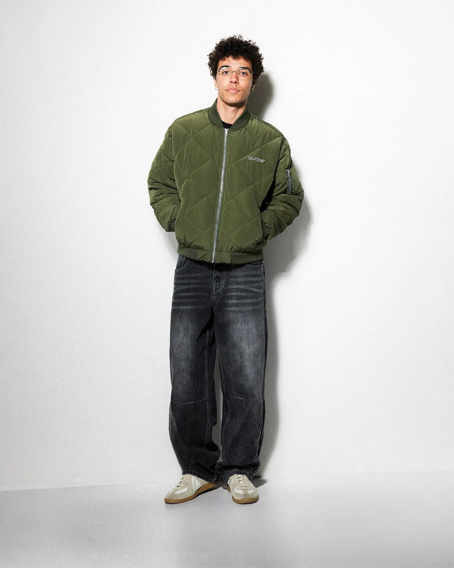 Alpine Bomber Jacket, Black sold by Butter product image thumbnail 5