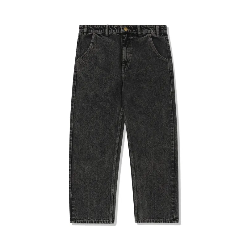 Alpine Denim Jeans, Distressed Black made by Butter
