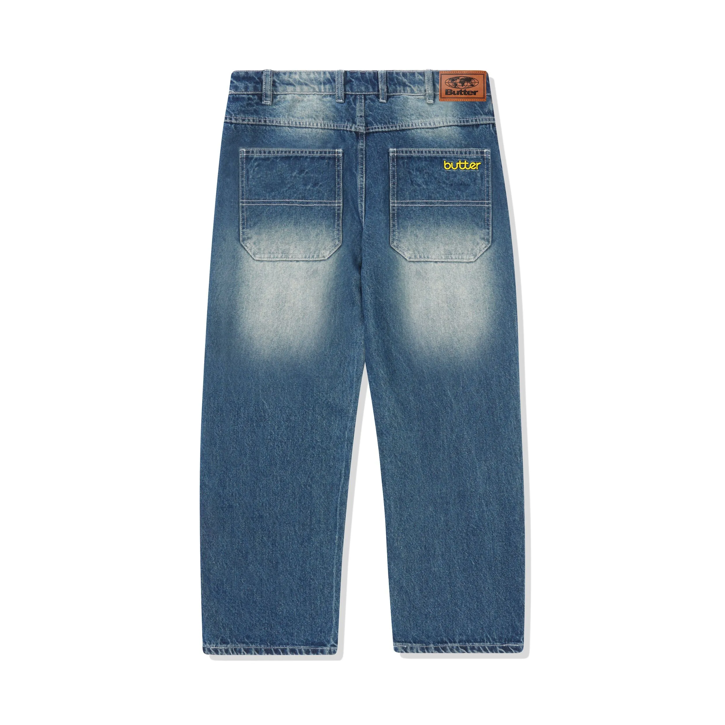 Alpine Denim Jeans, Distressed Faded Blue sold by Butter product image thumbnail 2