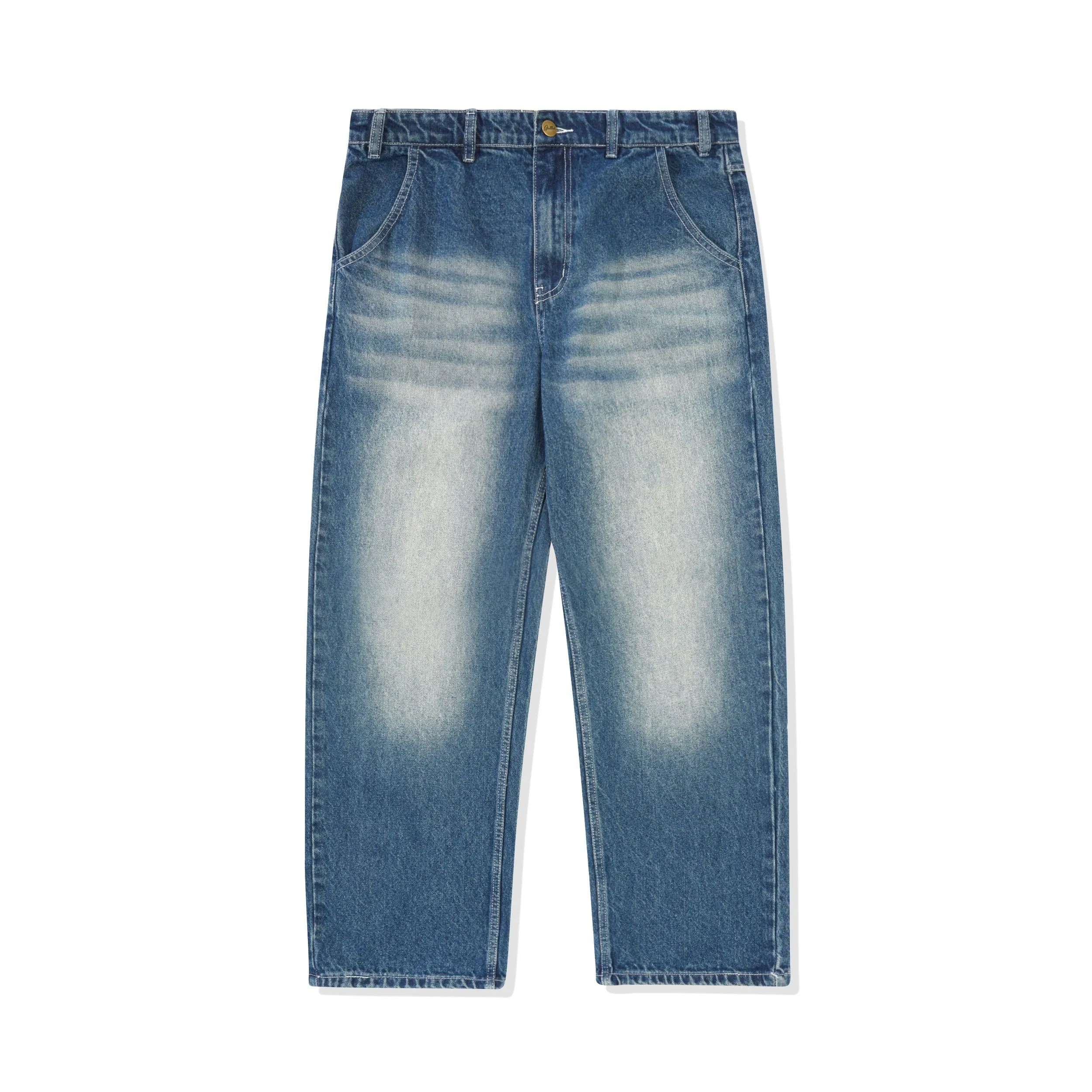 Alpine Denim Jeans, Distressed Faded Blue sold by Butter