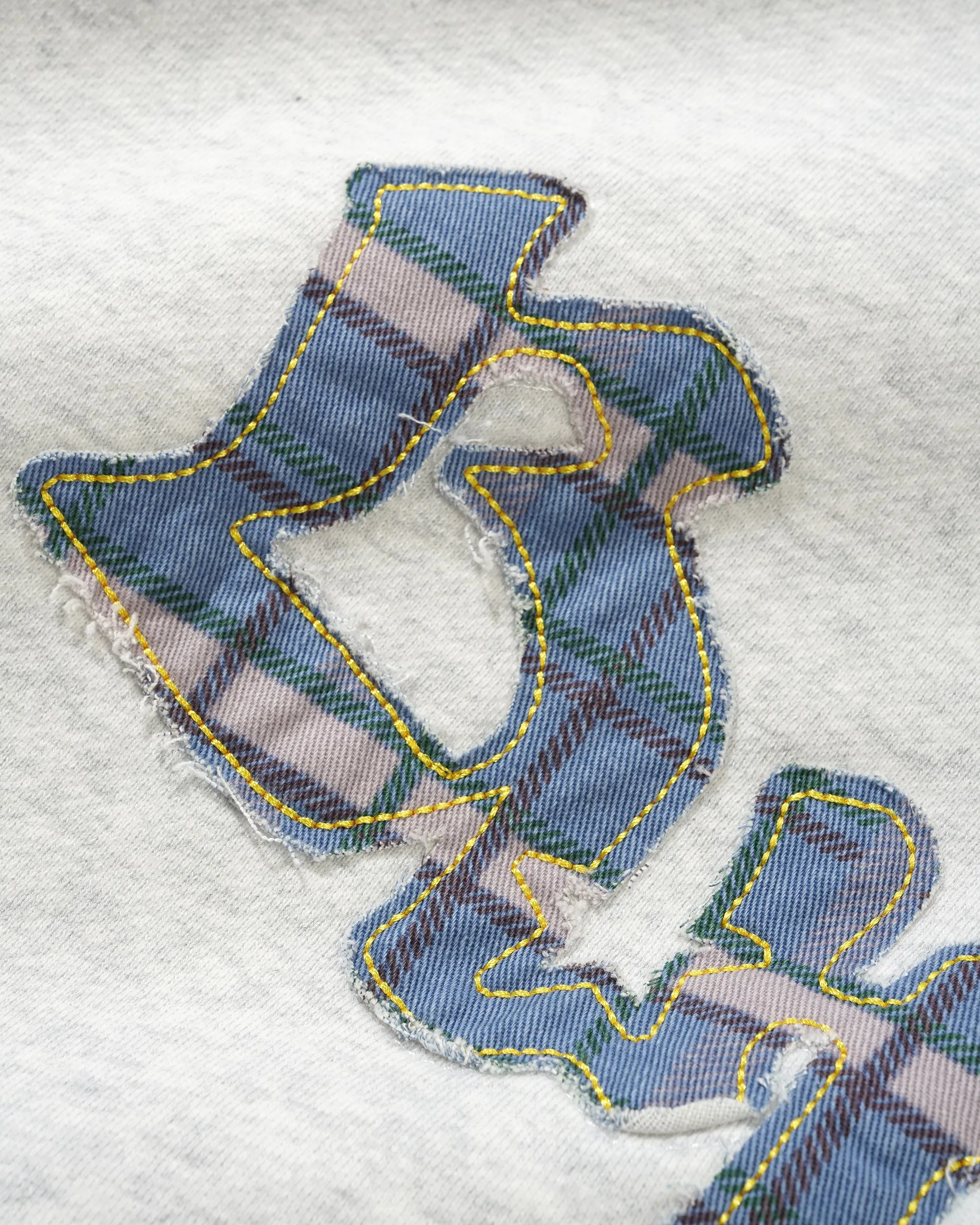 Edge Applique Zip-Thru Hood, Ash sold by Butter product image thumbnail 3