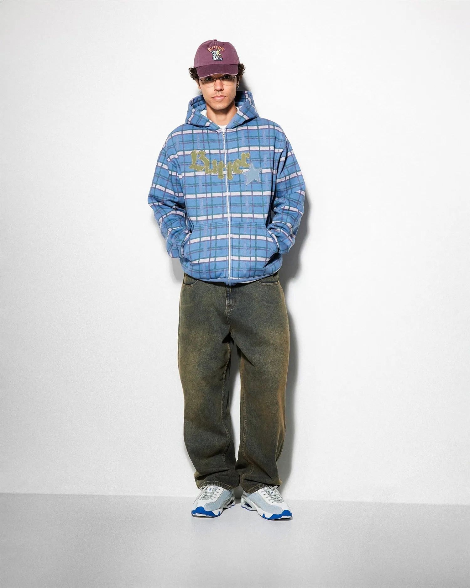 Edge Applique Zip-Thru Hood, Ash sold by Butter product image thumbnail 5