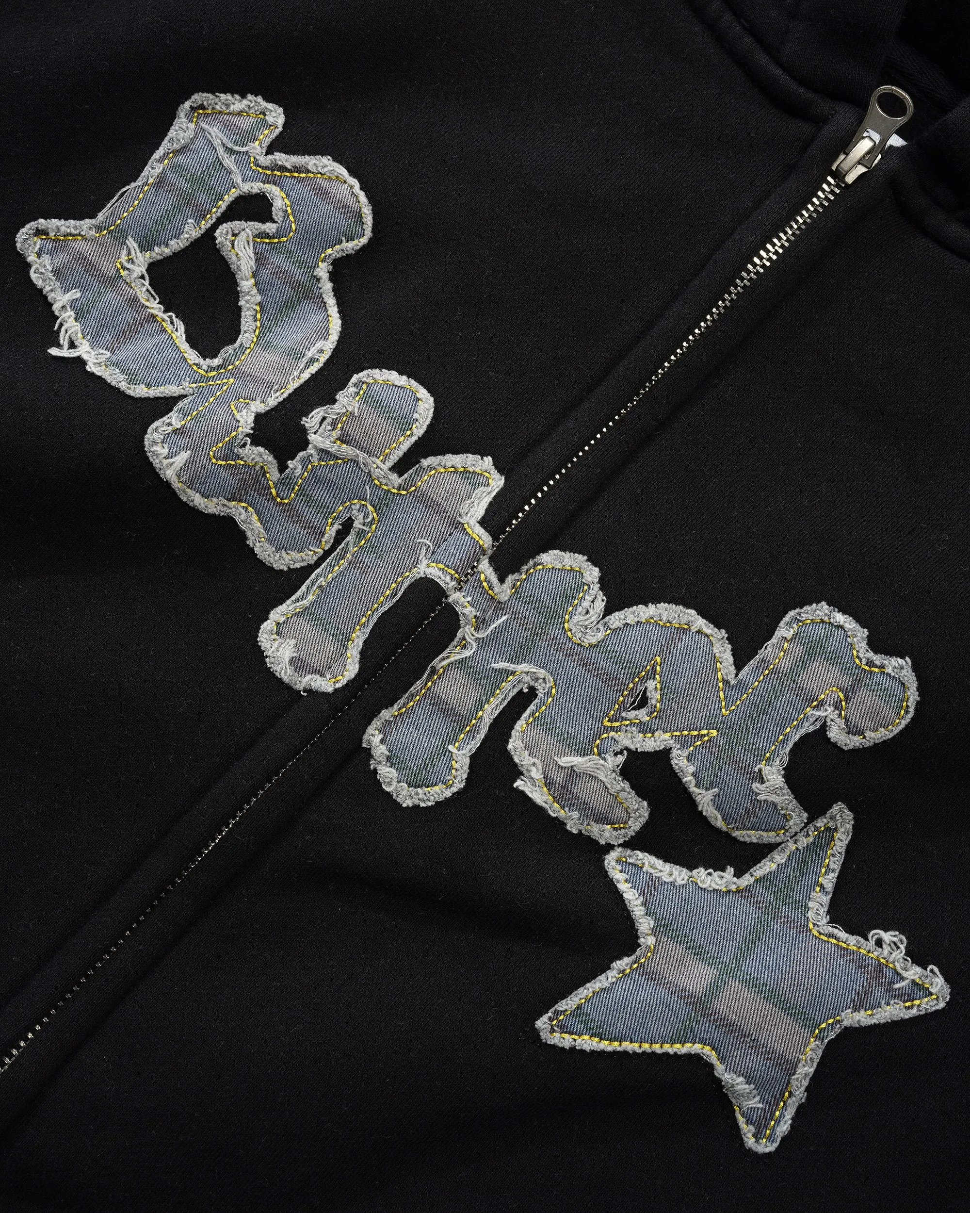 Edge Applique Zip-Thru Hood, Black sold by Butter product image thumbnail 2