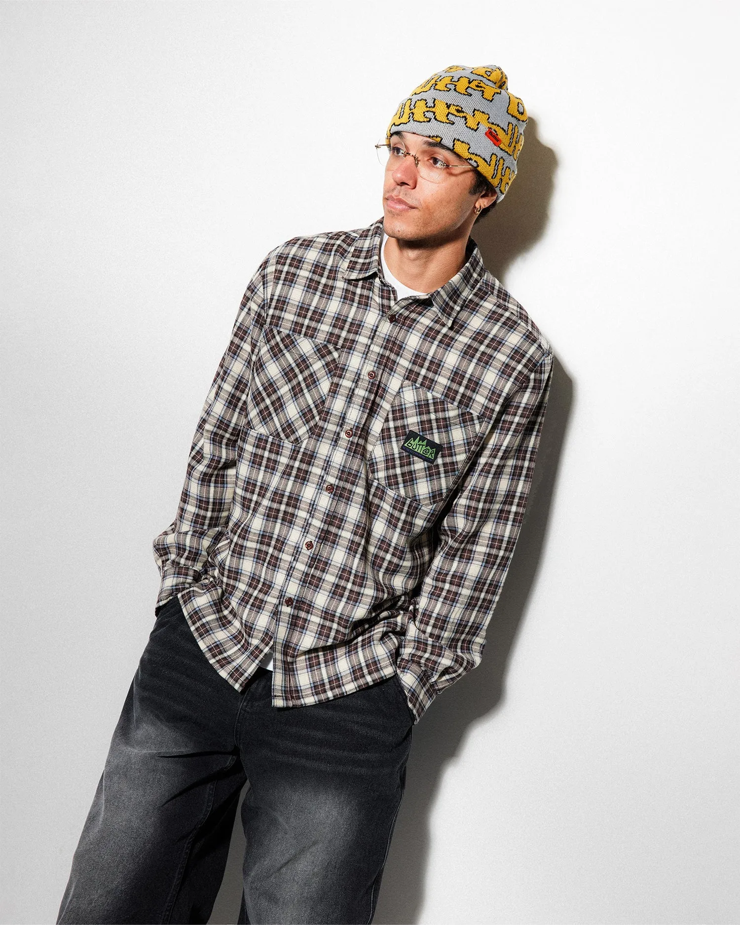 Equipment Plaid Shirt, Charcoal sold by Butter product image thumbnail 4