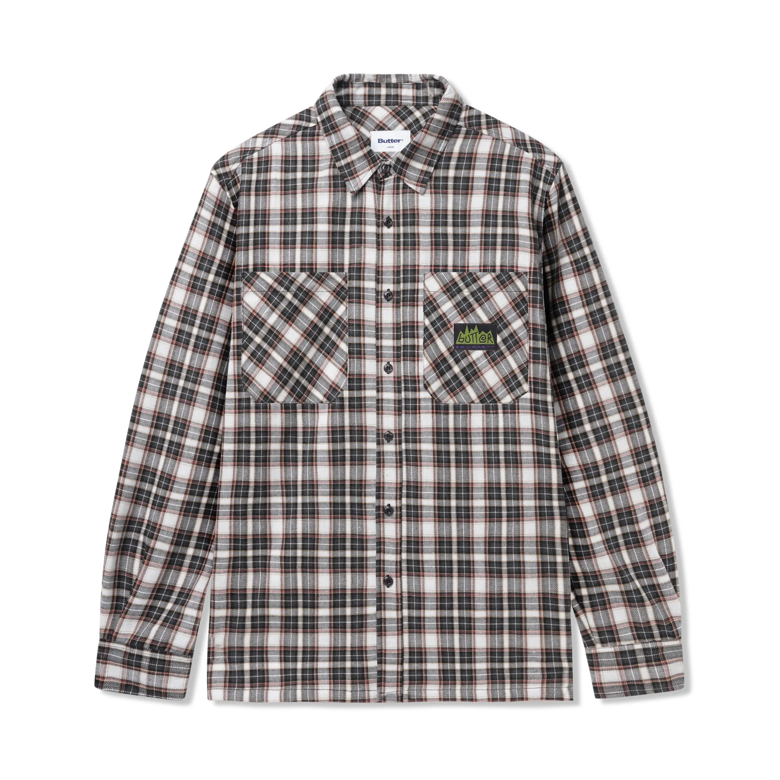 Equipment Plaid Shirt, Charcoal sold by Butter