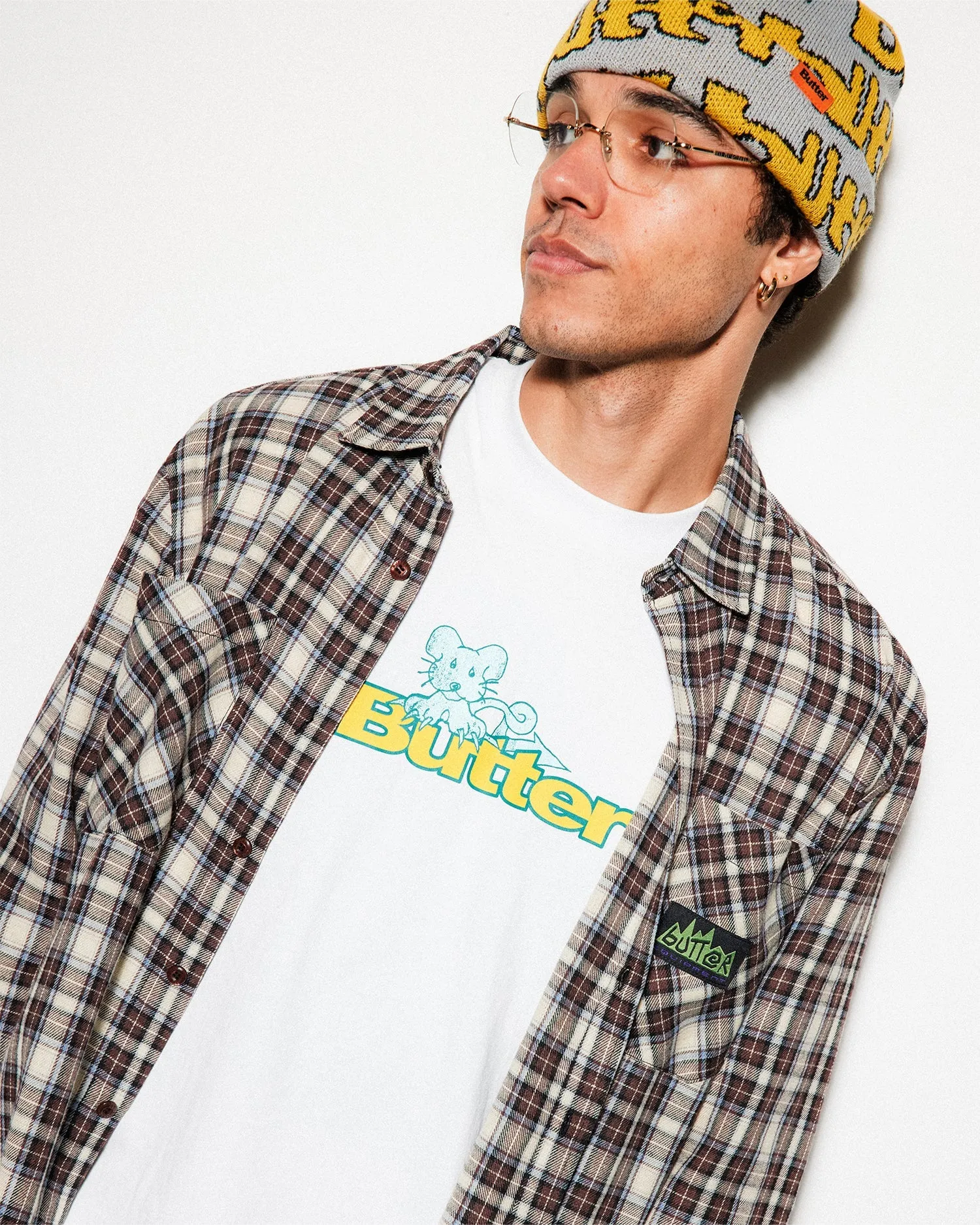 Equipment Plaid Shirt, Charcoal sold by Butter product image thumbnail 5