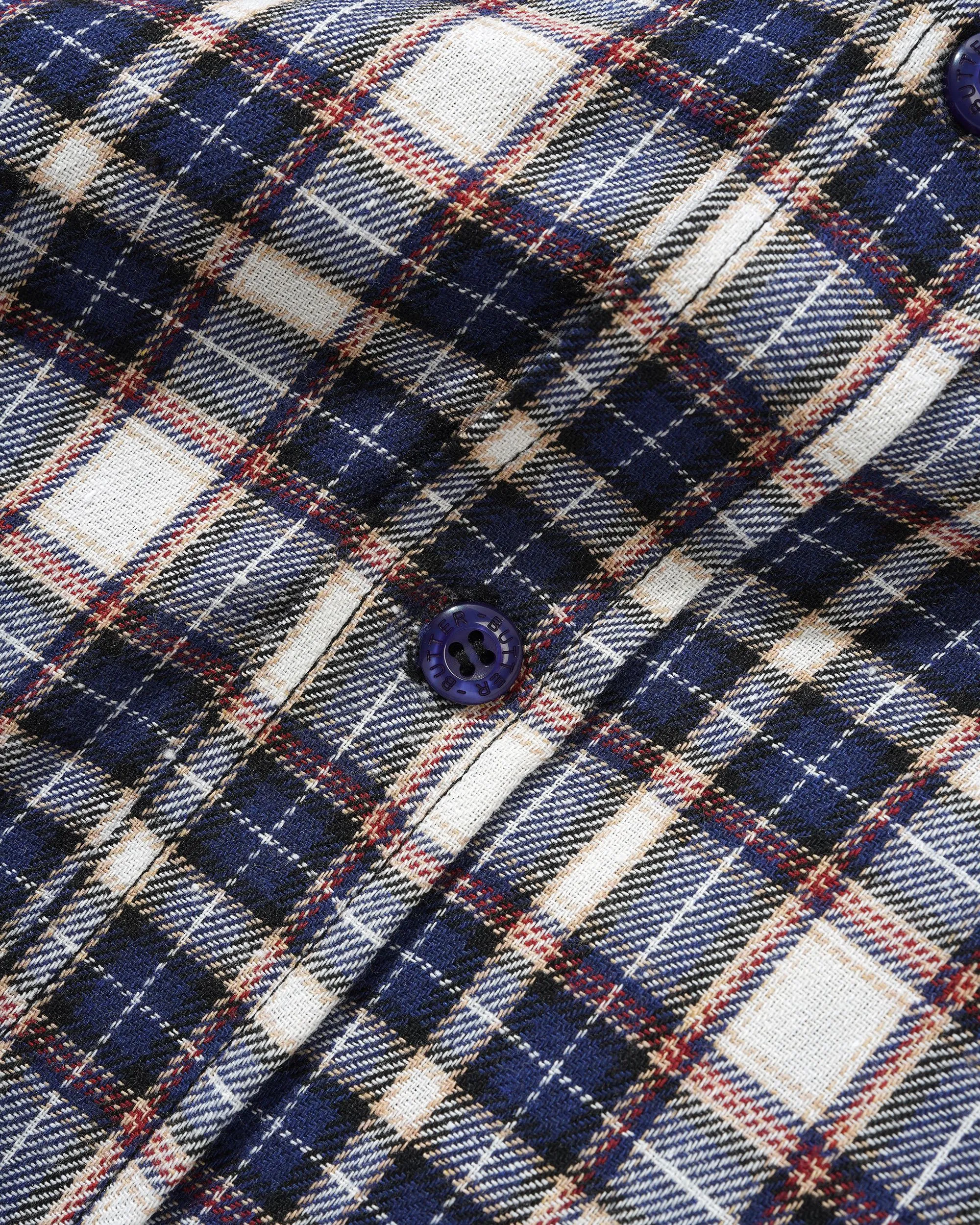 Equipment Plaid Shirt, Navy sold by Butter product image thumbnail 3