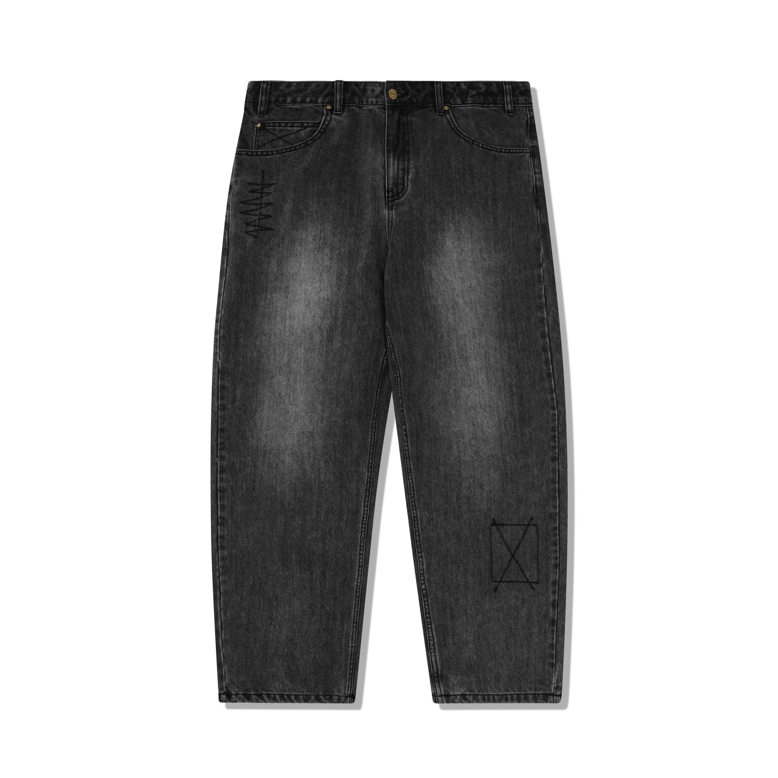 Stitch Denim Jeans, Distressed Grey sold by Butter