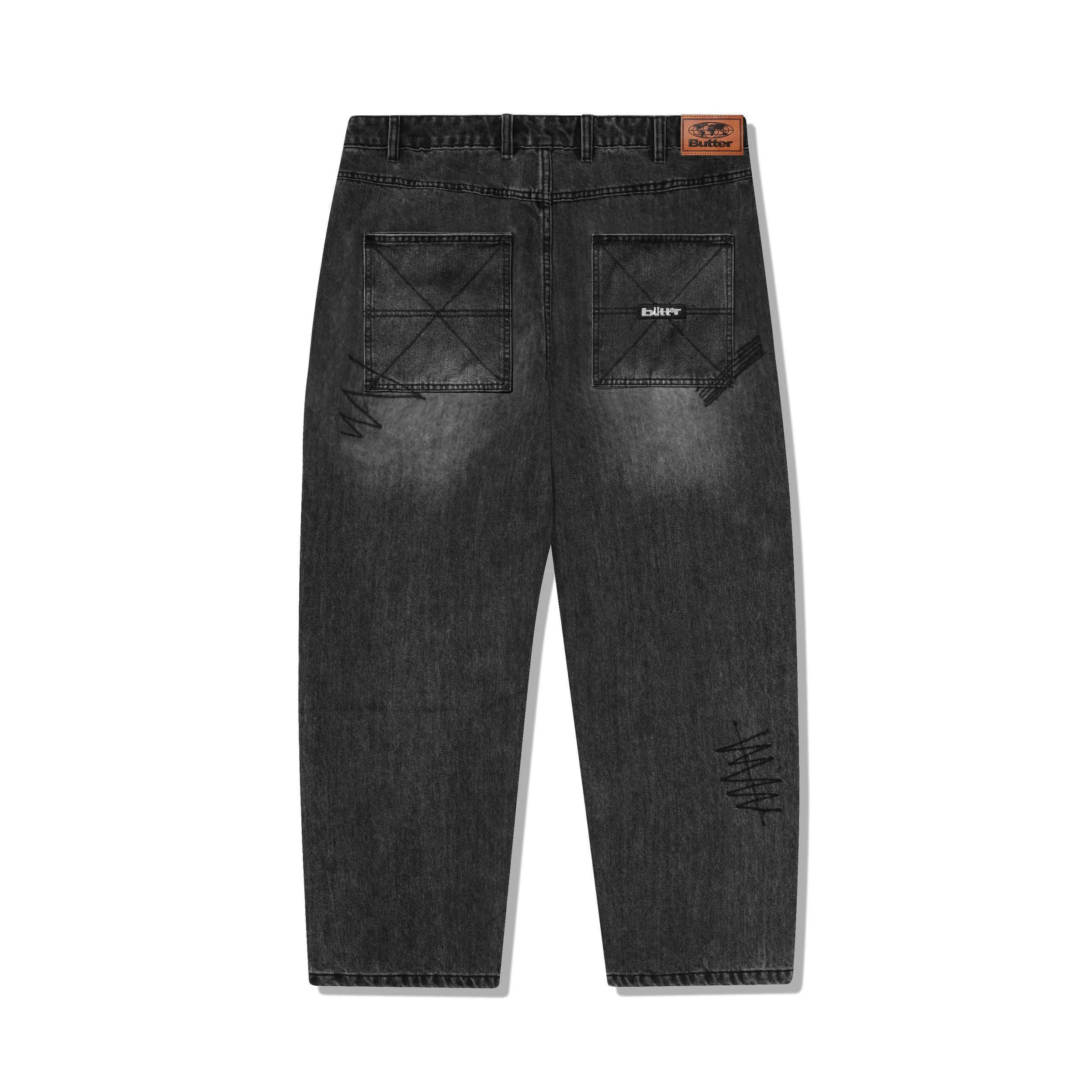 Stitch Denim Jeans, Distressed Grey sold by Butter product image thumbnail 2