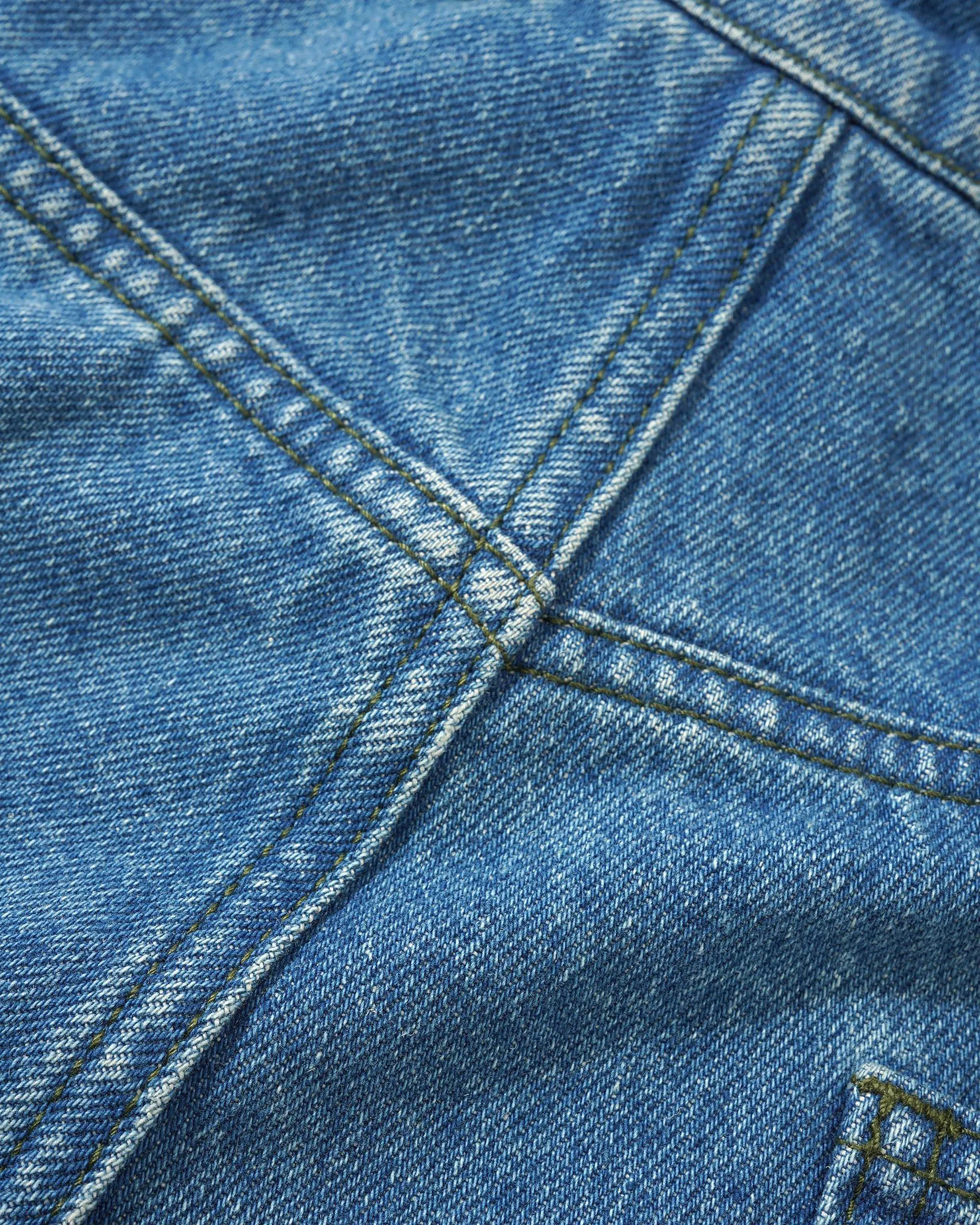 Warped Denim Jeans, Washed Mid Blue sold by Butter product image thumbnail 5