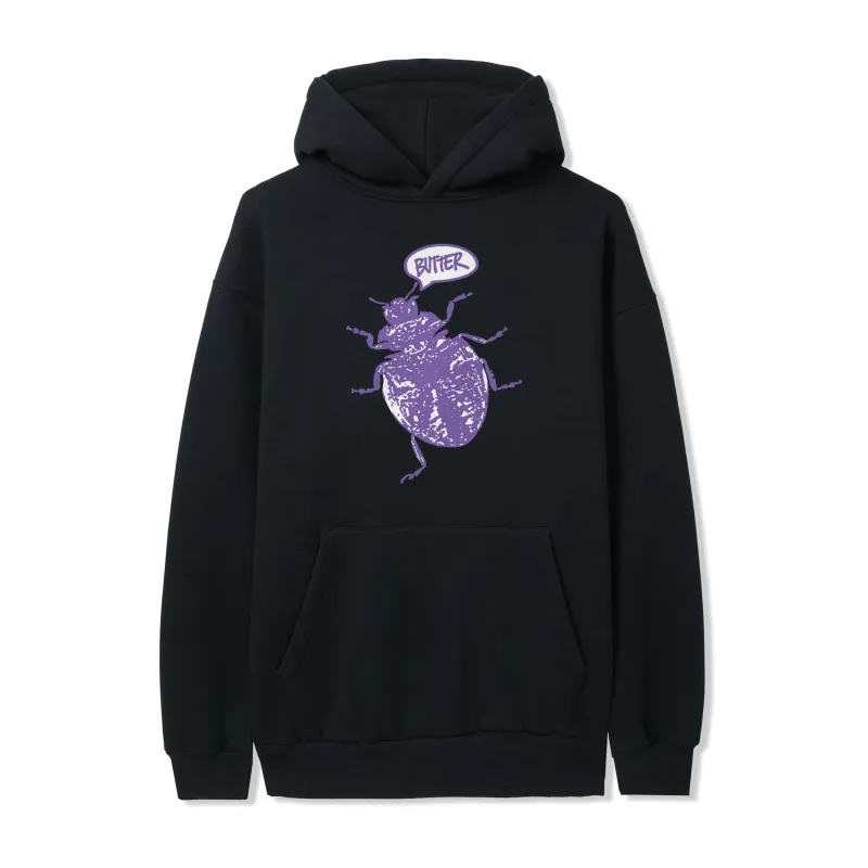 Beetle Pullover Hood, Black sold by Butter