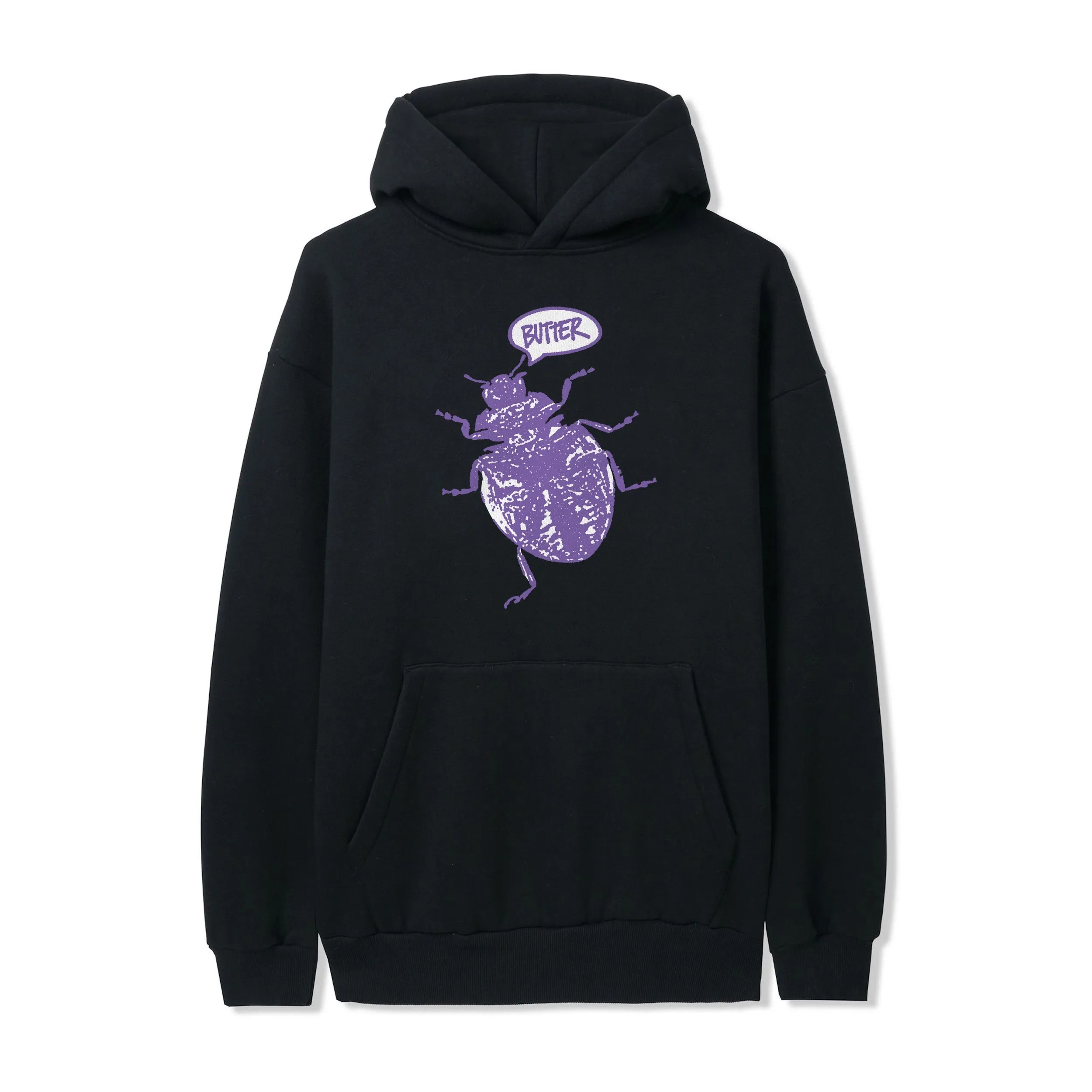 Beetle Pullover Hood, Black sold by Butter