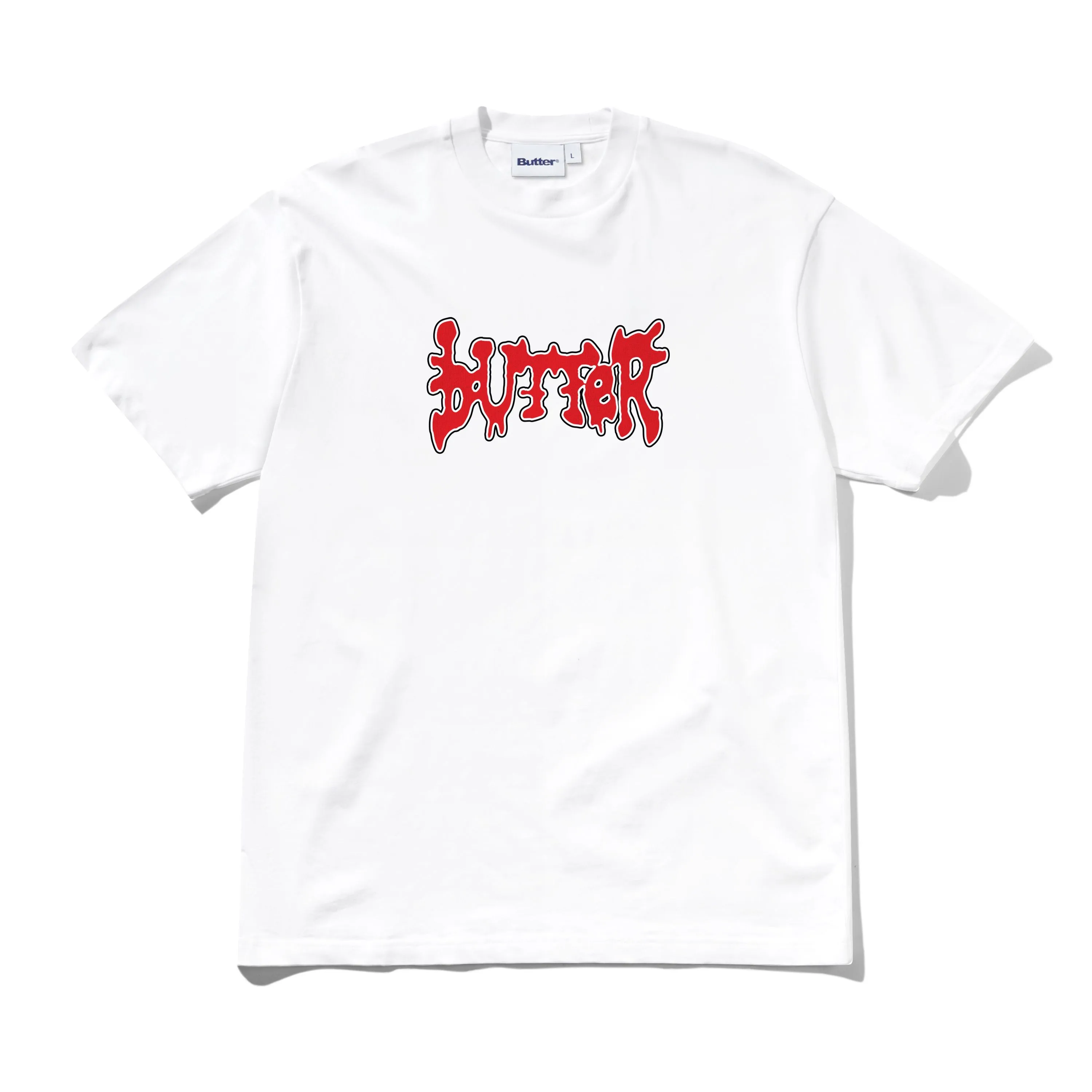 Blotch Tee, White sold by Butter