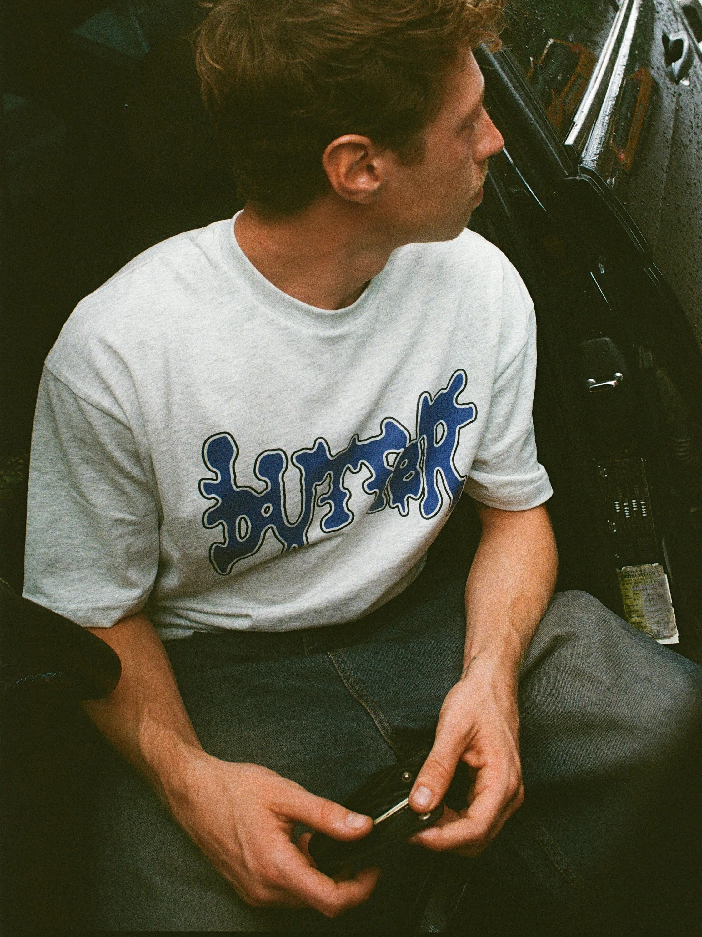 Blotch Tee, White sold by Butter product image thumbnail 3