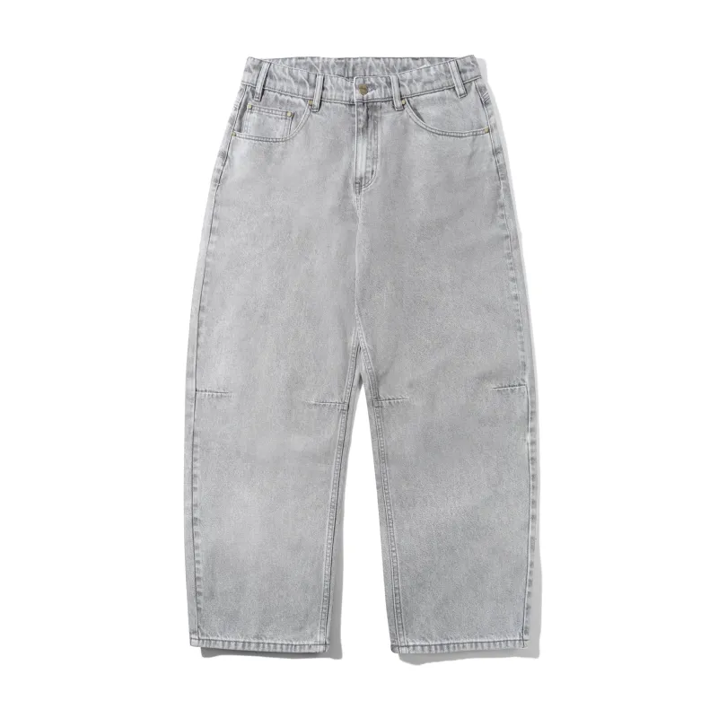 Wide Cut Denim Jeans, Grey Wash sold by Butter