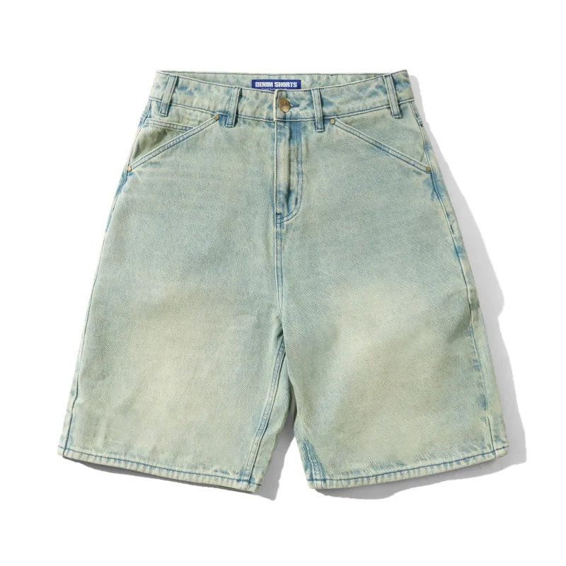 Trim Denim Shorts, Sunfade Blue made by Butter