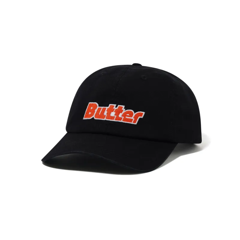 Transit 6 Panel Cap, Black sold by Butter