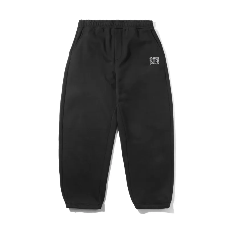Sketch Fleece Track Pants, Black sold by Butter