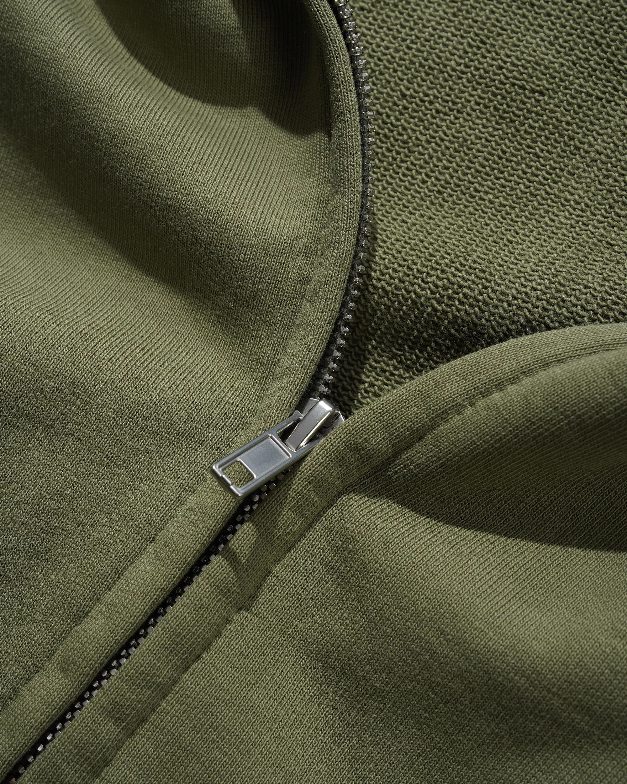 Scrawling Zip-Thru Hood, Washed Dull Army sold by Butter product image thumbnail 4