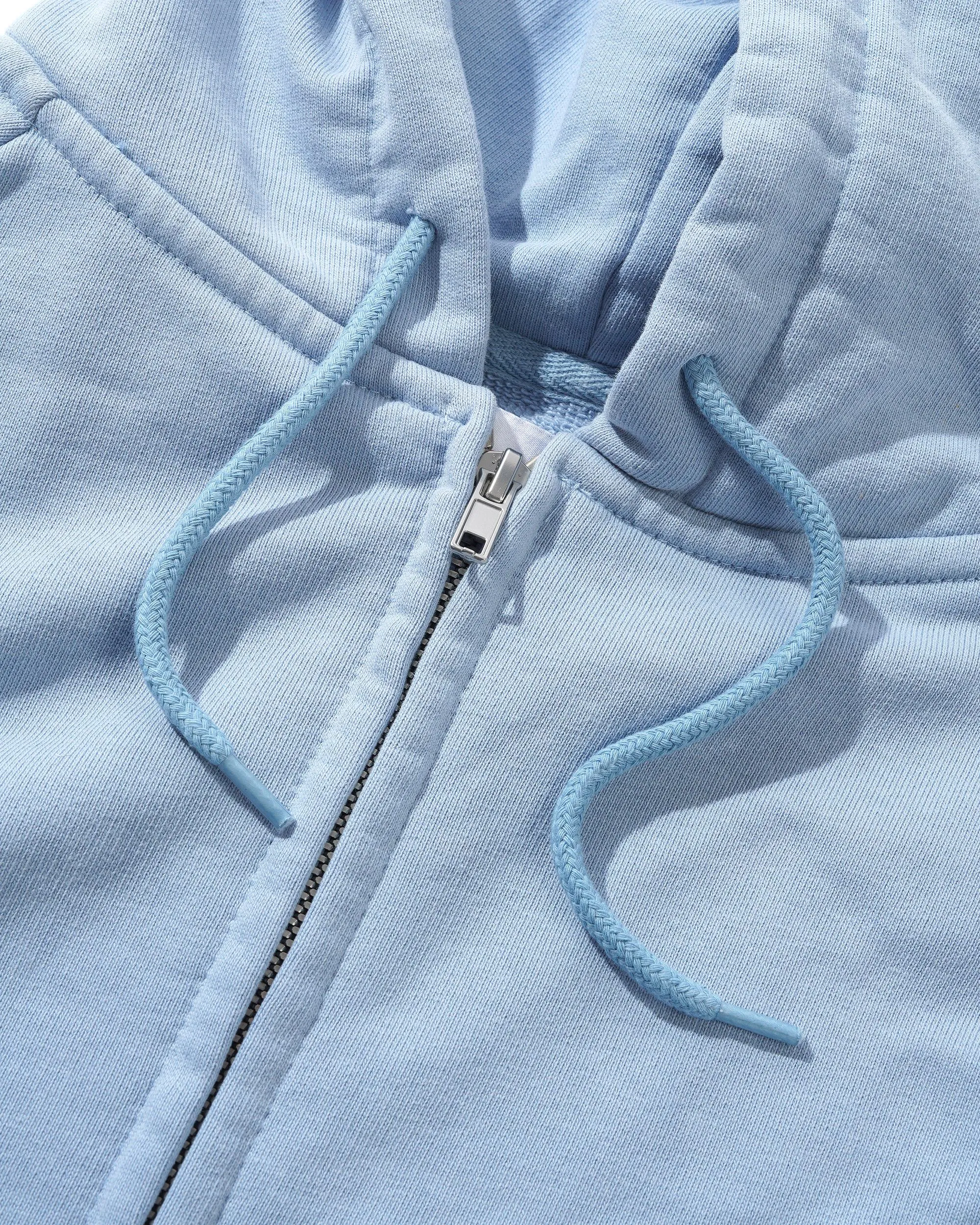 Scrawling Zip-Thru Hood, Washed Ocean sold by Butter product image thumbnail 4