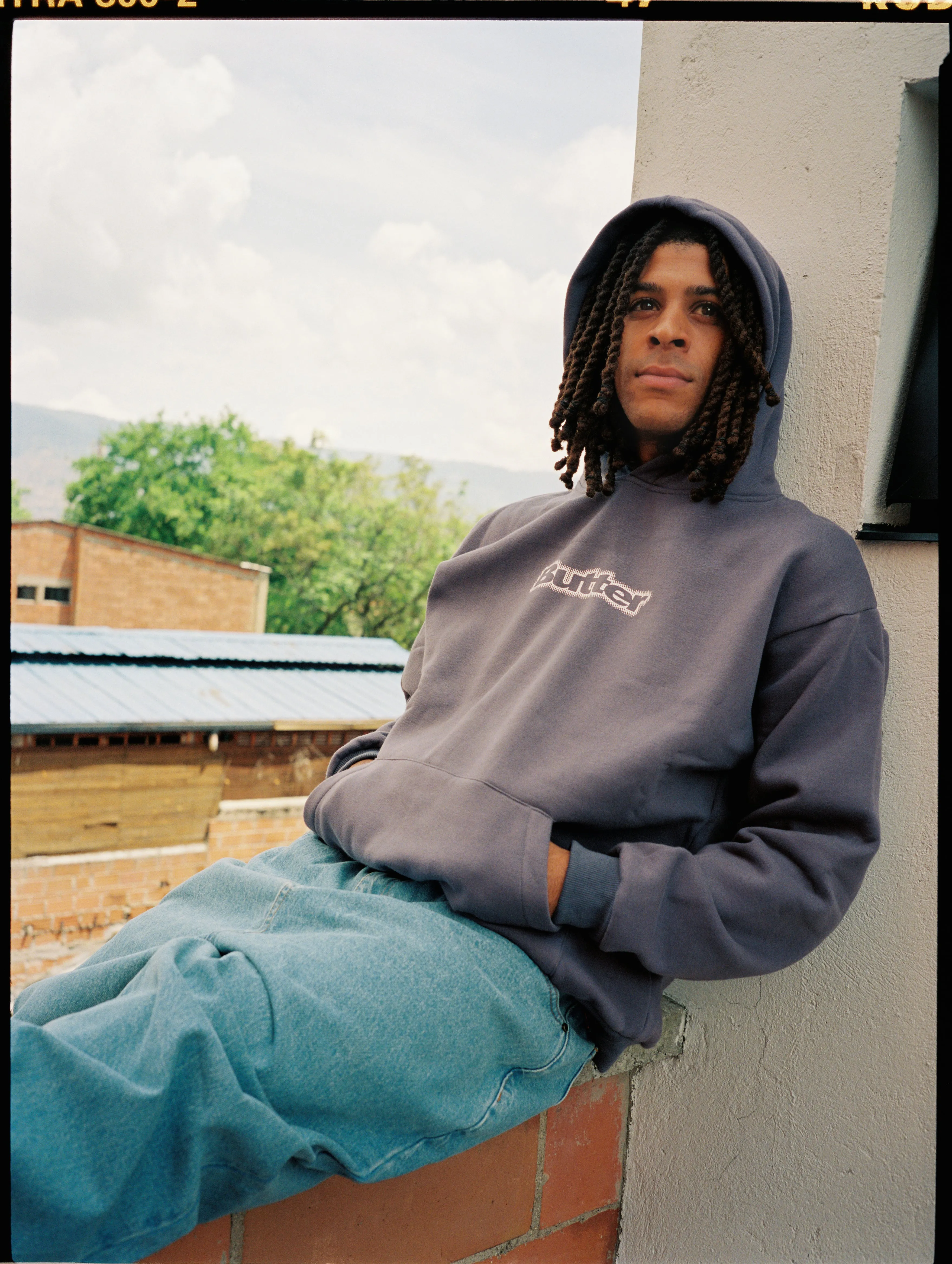 Radiant Logo Pullover Hood, Slate sold by Butter product image thumbnail 3