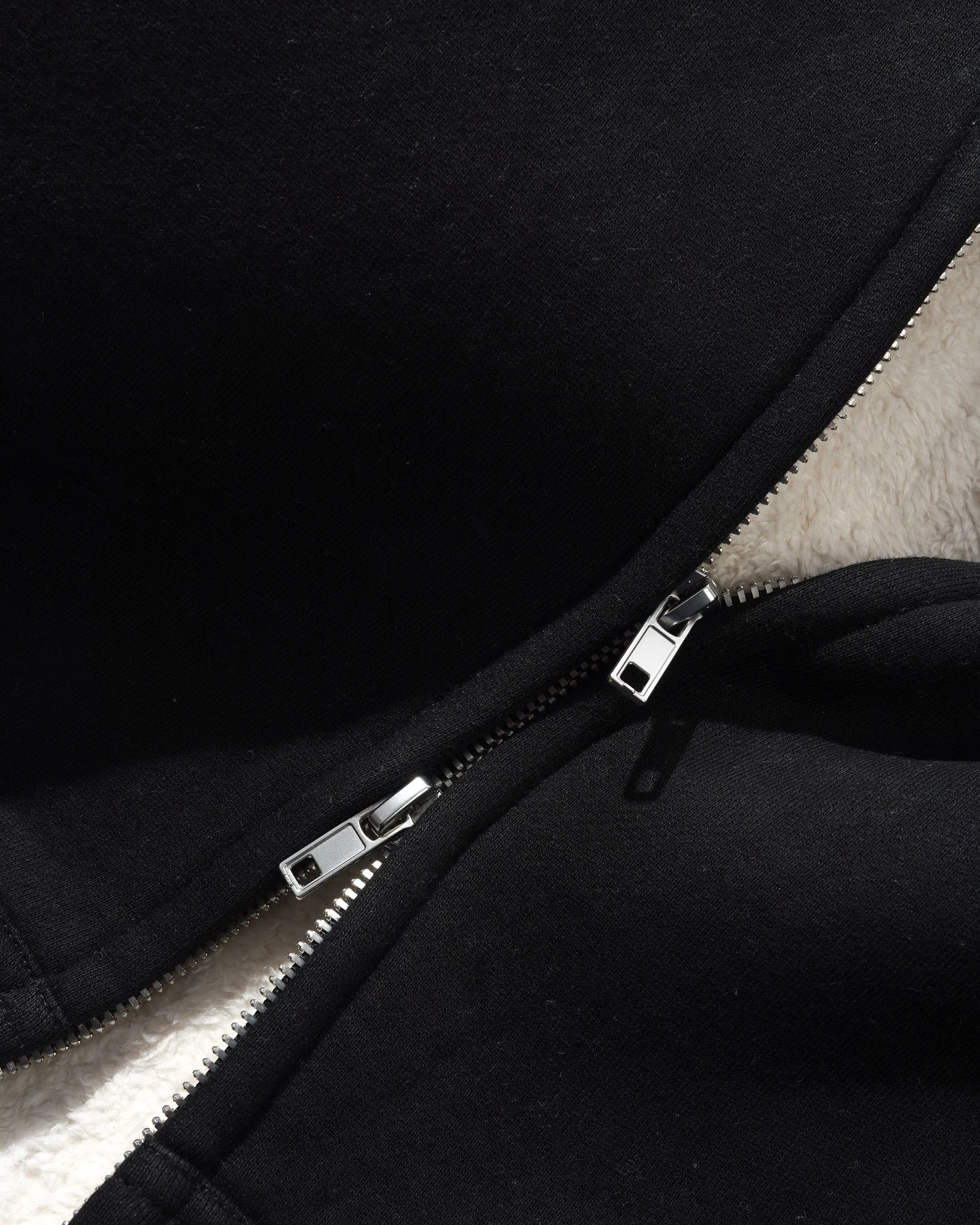 Pile Lined Zip-Thru Hood, Black sold by Butter product image thumbnail 3